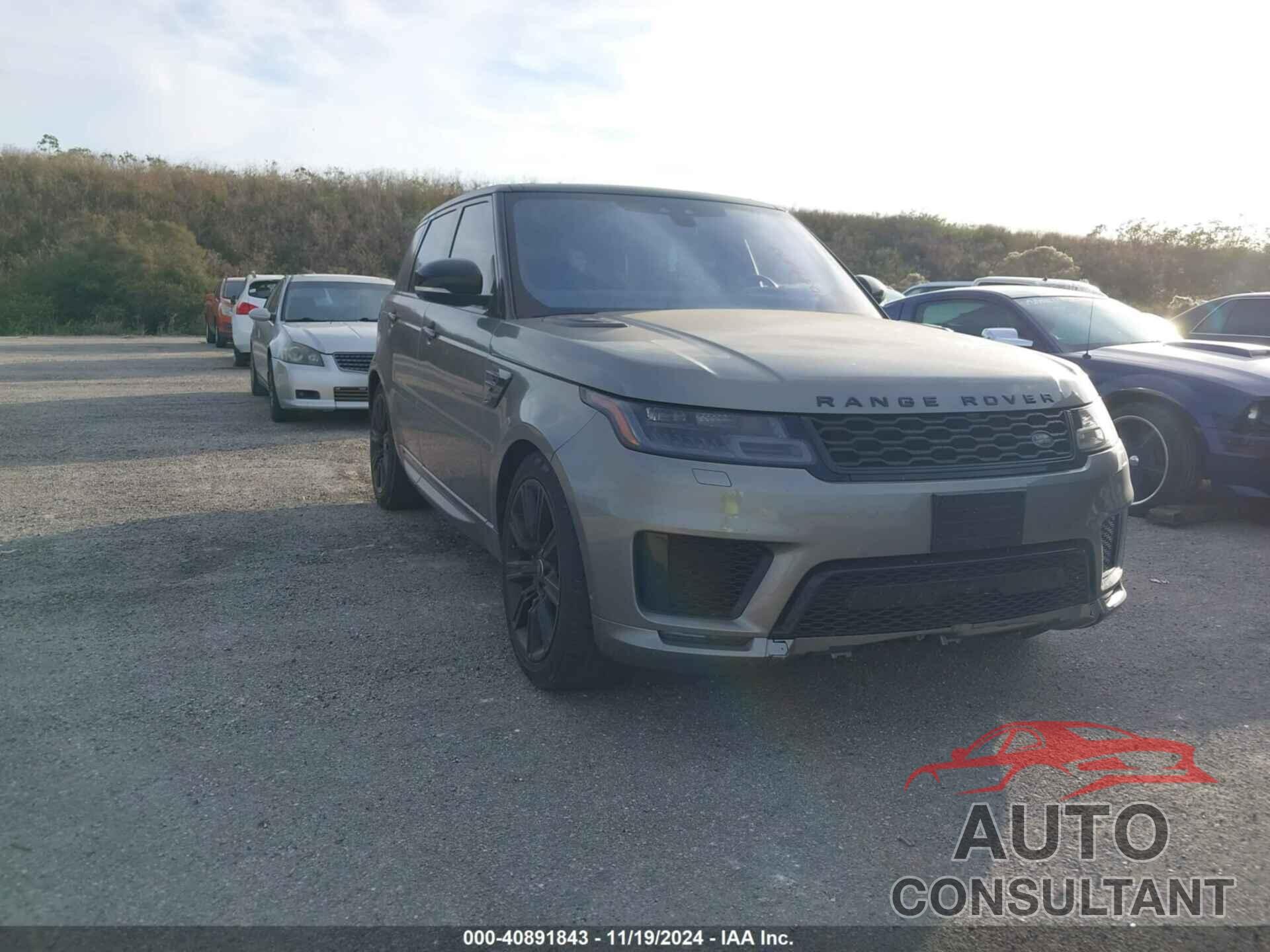 LAND ROVER RANGE ROVER SPORT 2019 - SALWV2SV5KA826610