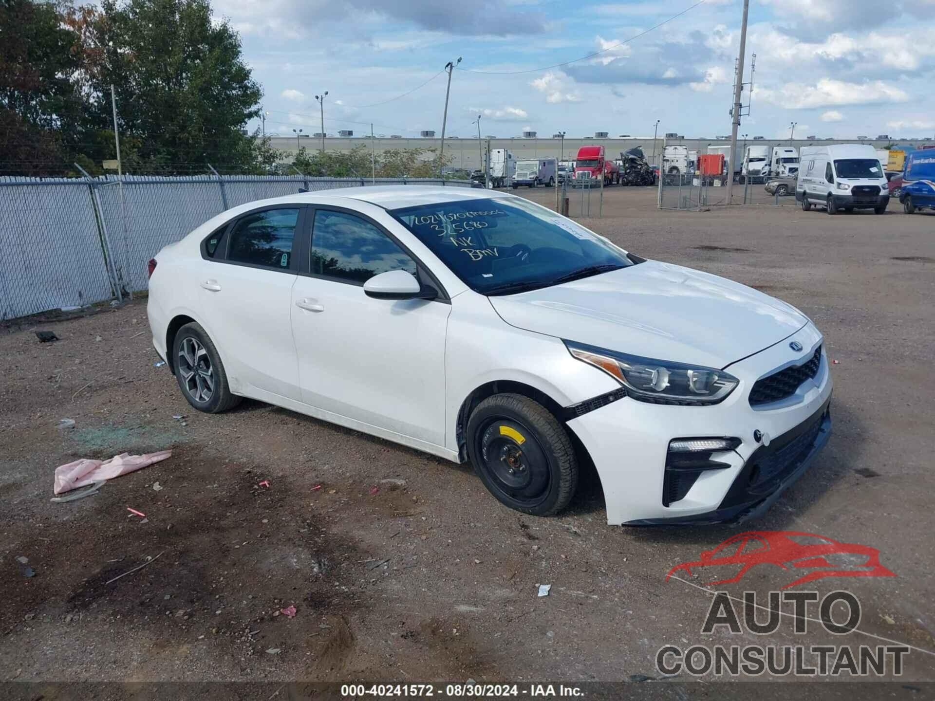KIA FORTE 2021 - 3KPF24AD2ME325680