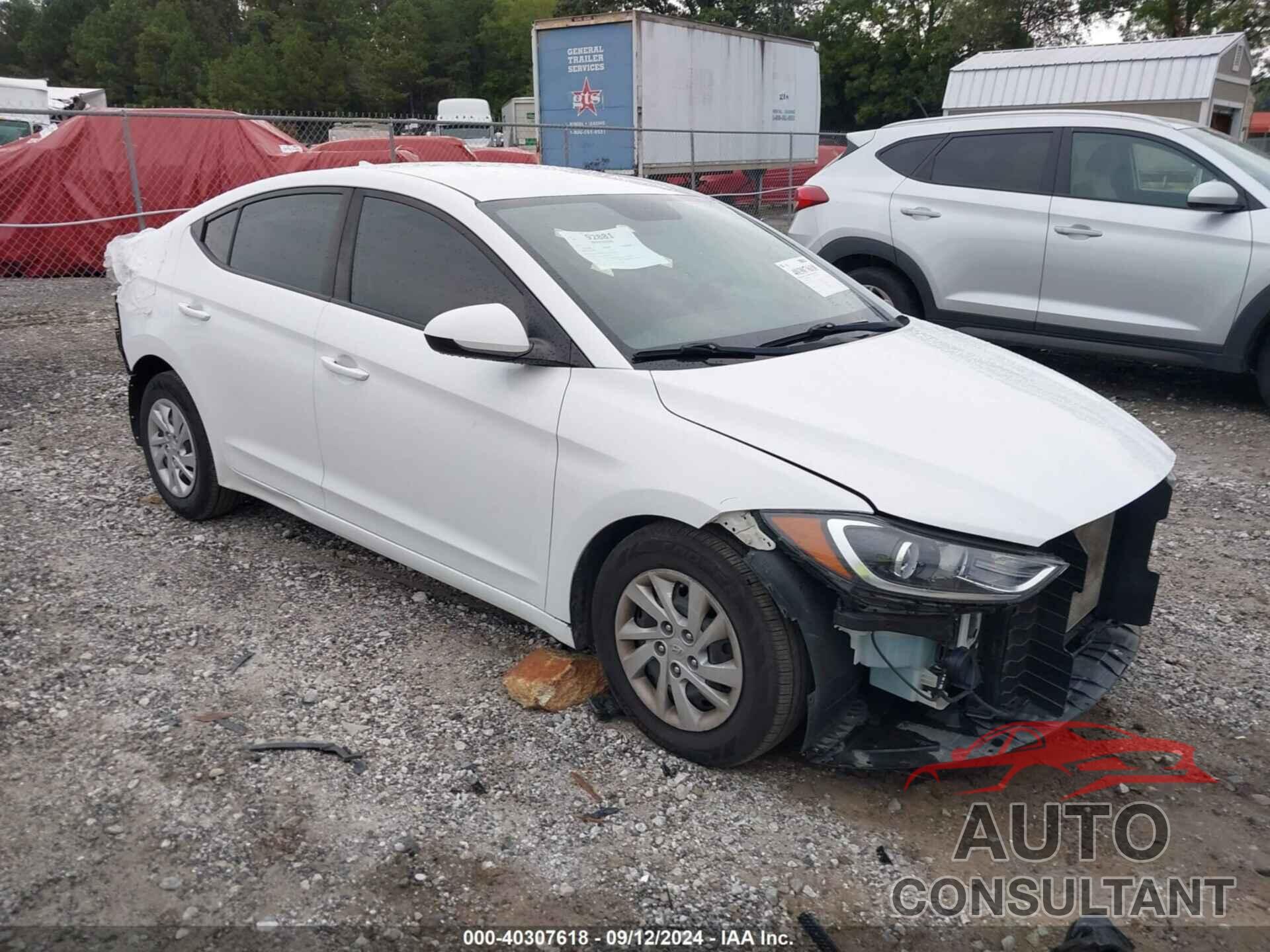 HYUNDAI ELANTRA 2017 - 5NPD74LF7HH195212