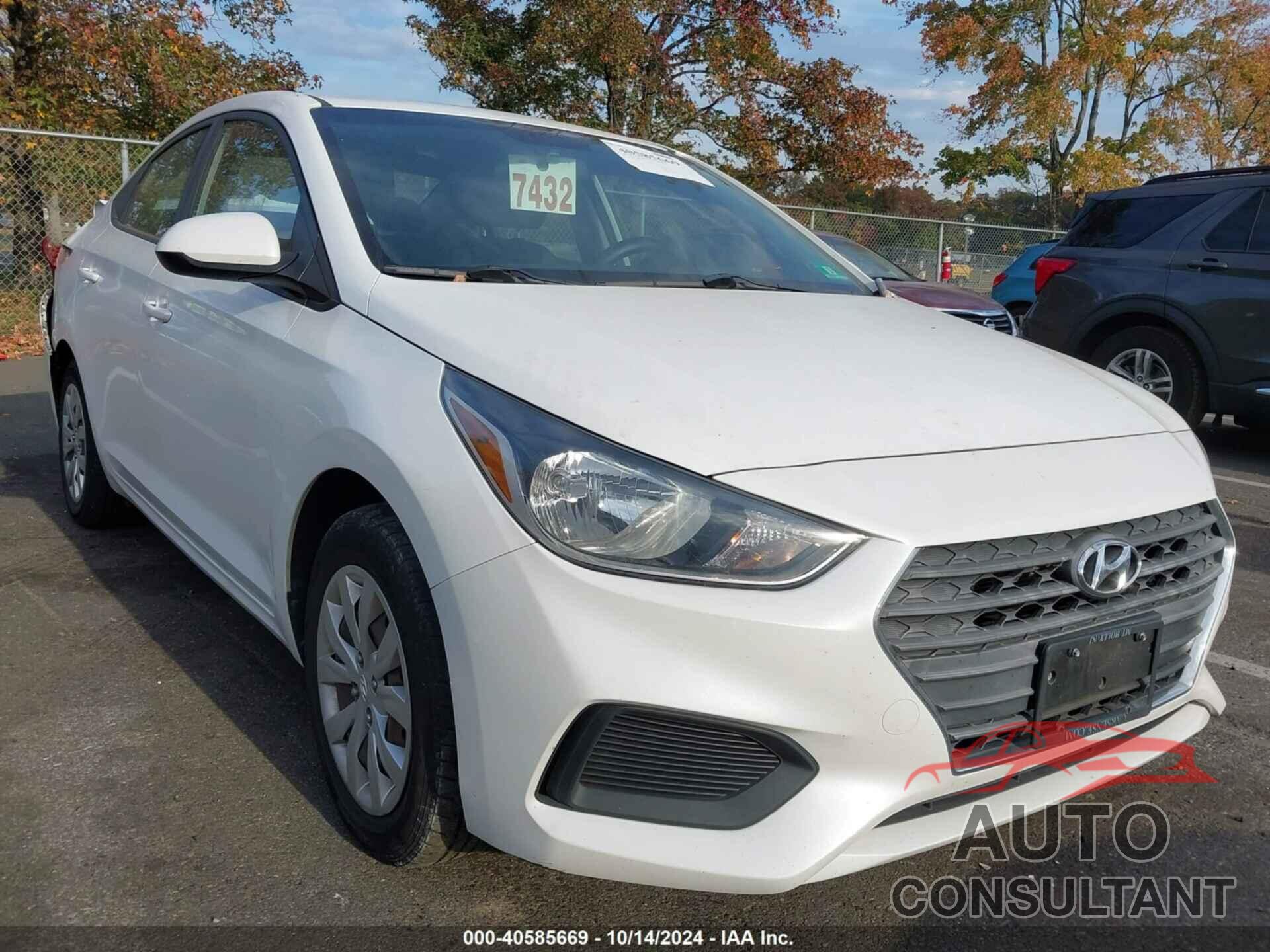 HYUNDAI ACCENT 2018 - 3KPC24A35JE028327