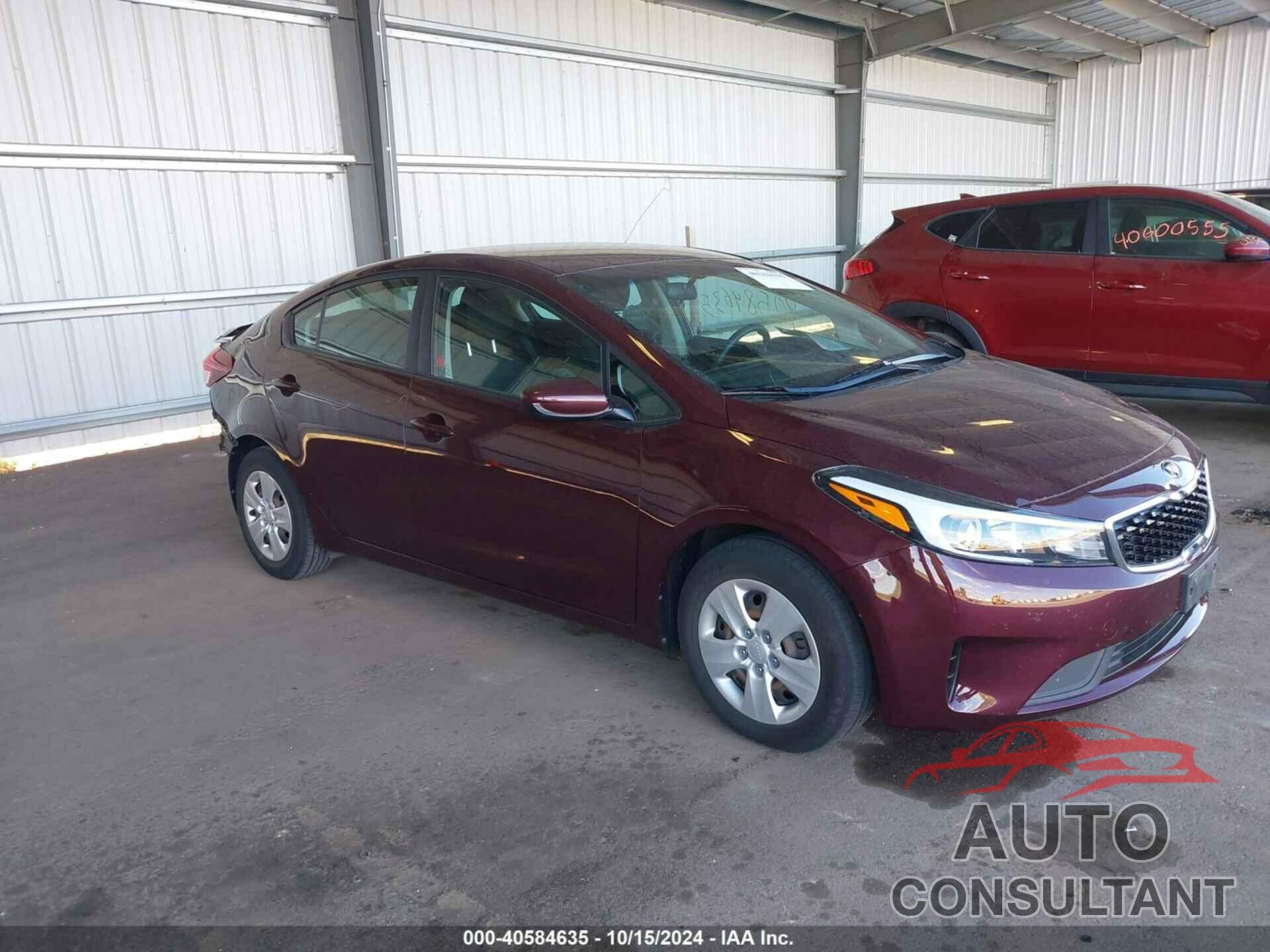 KIA FORTE 2018 - 3KPFK4A76JE168452