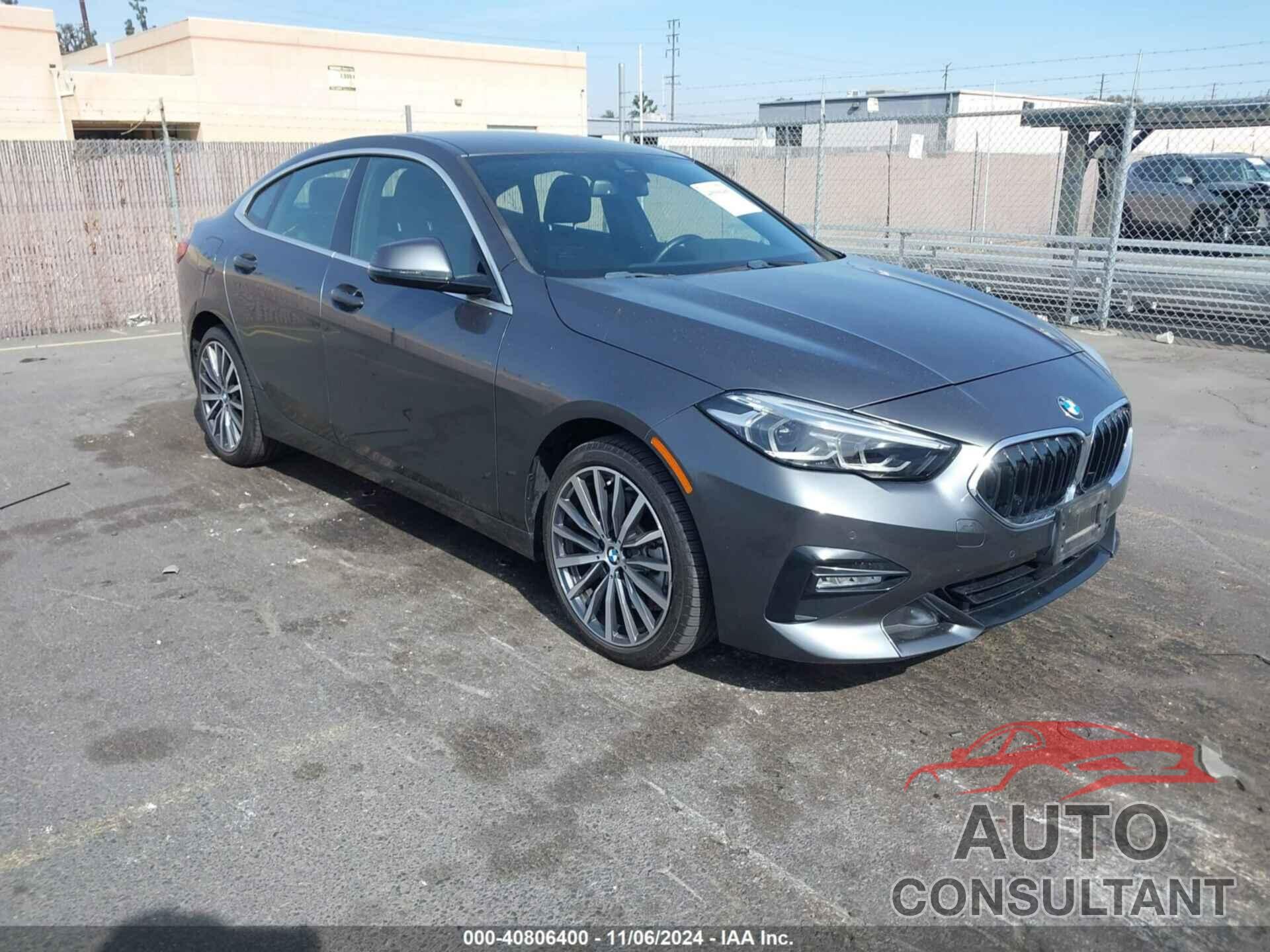 BMW 228I GRAN COUPE 2021 - WBA53AK09M7H60215