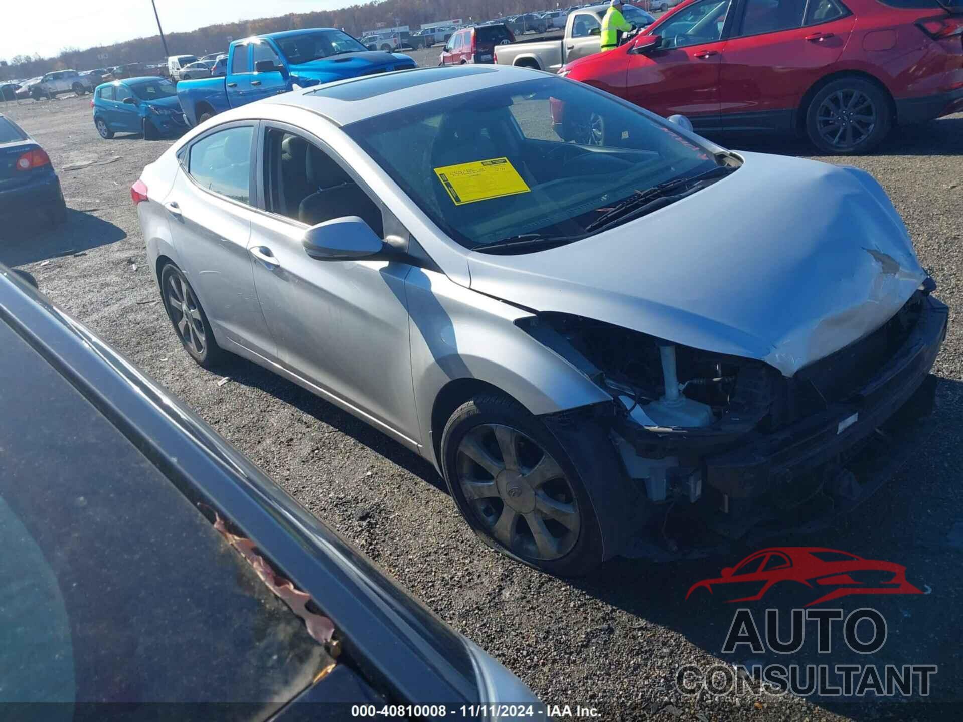 HYUNDAI ELANTRA 2012 - 5NPDH4AE1CH113801