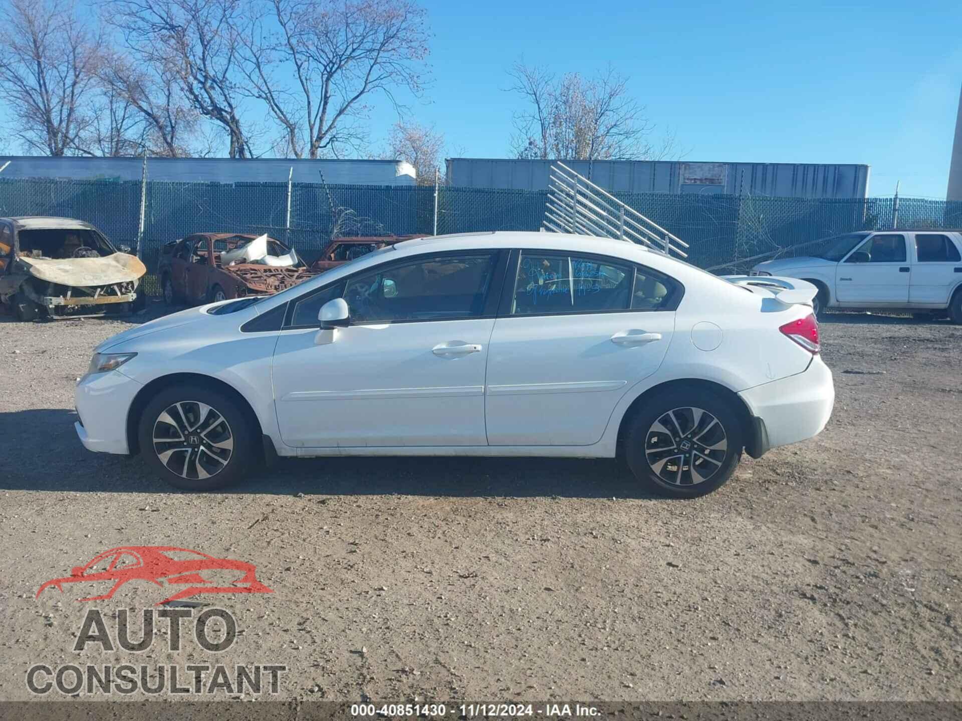 HONDA CIVIC 2013 - 19XFB2F97DE240360