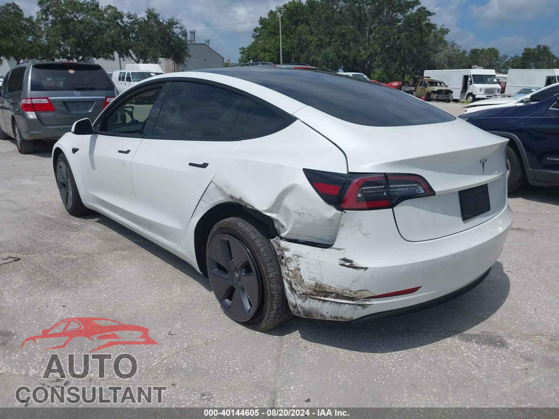 TESLA MODEL 3 2022 - 5YJ3E1EA5NF186200