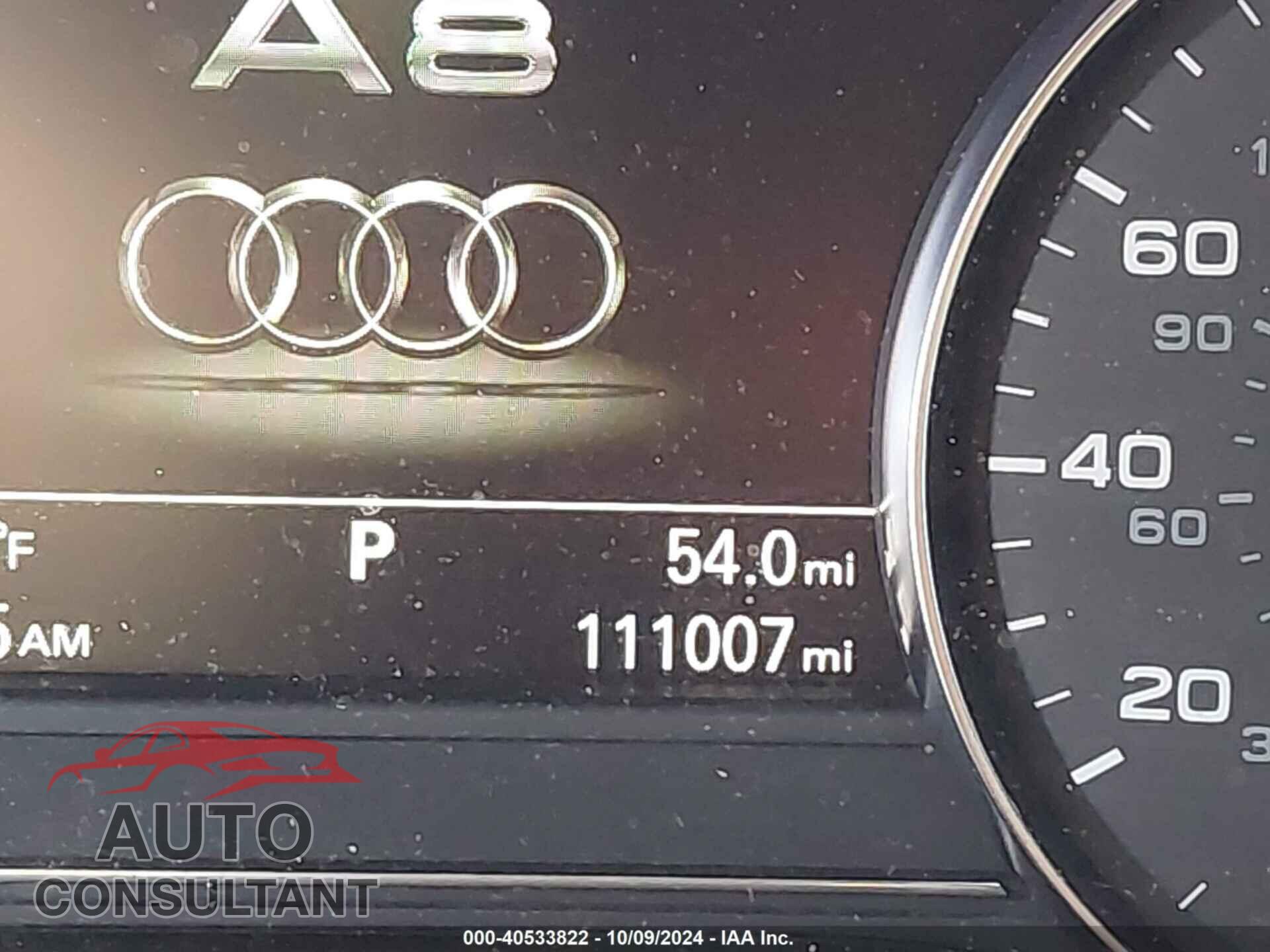AUDI A8 L 2013 - WAUR2AFD2DN012514