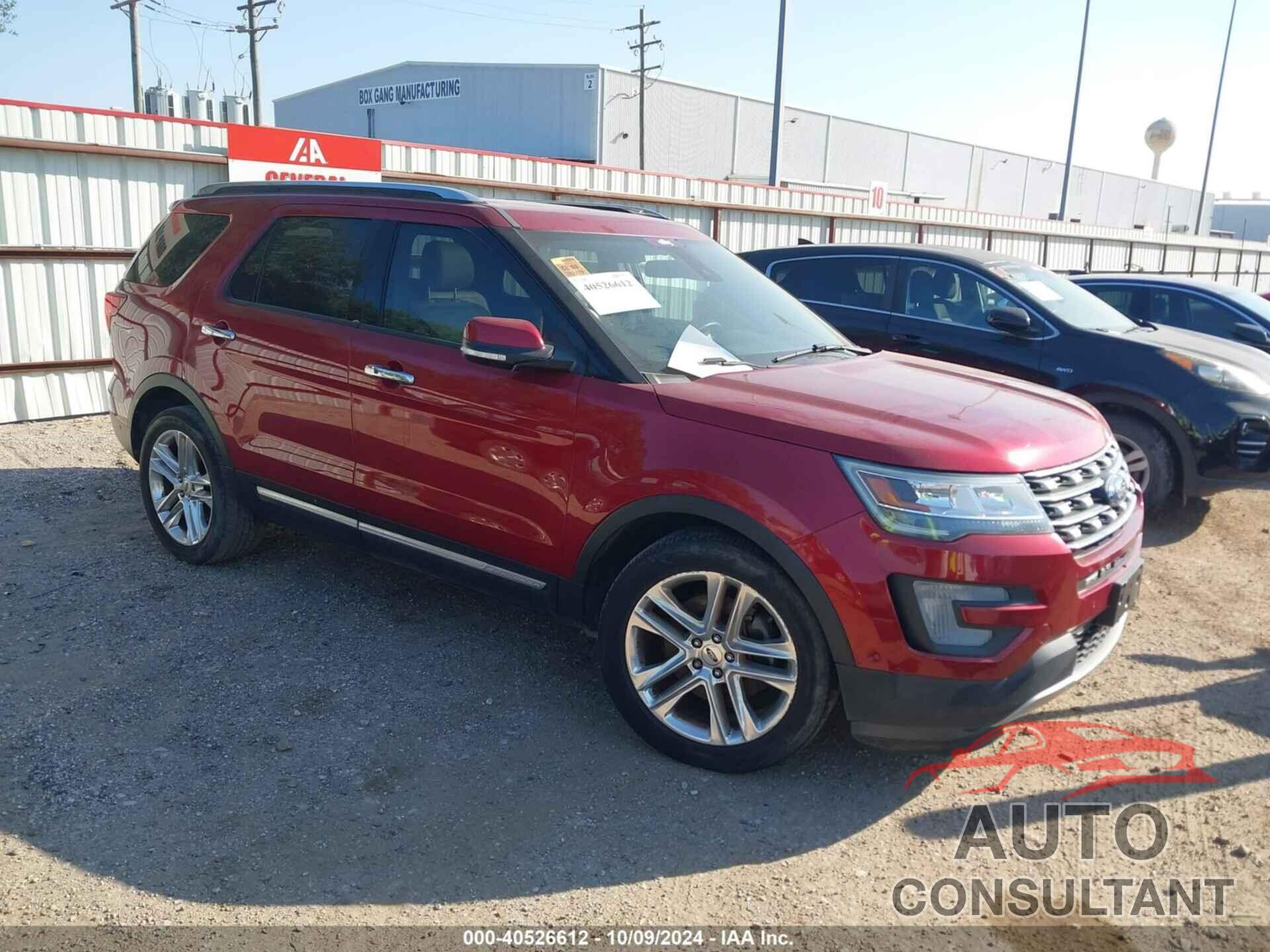 FORD EXPLORER 2017 - 1FM5K7F88HGD39741