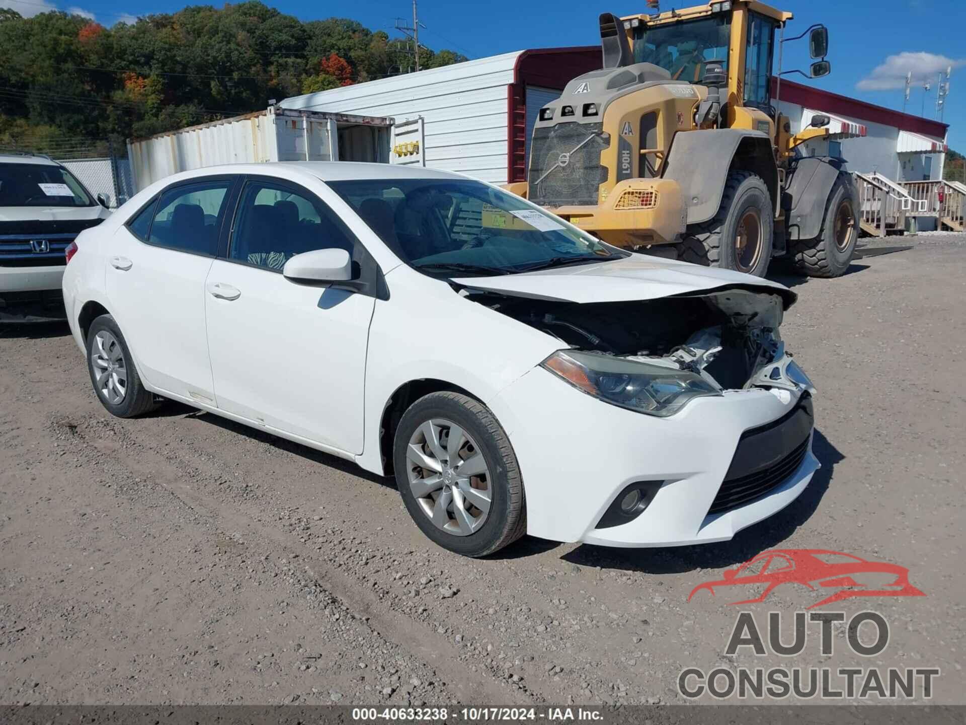 TOYOTA COROLLA 2015 - 5YFBURHE3FP292209