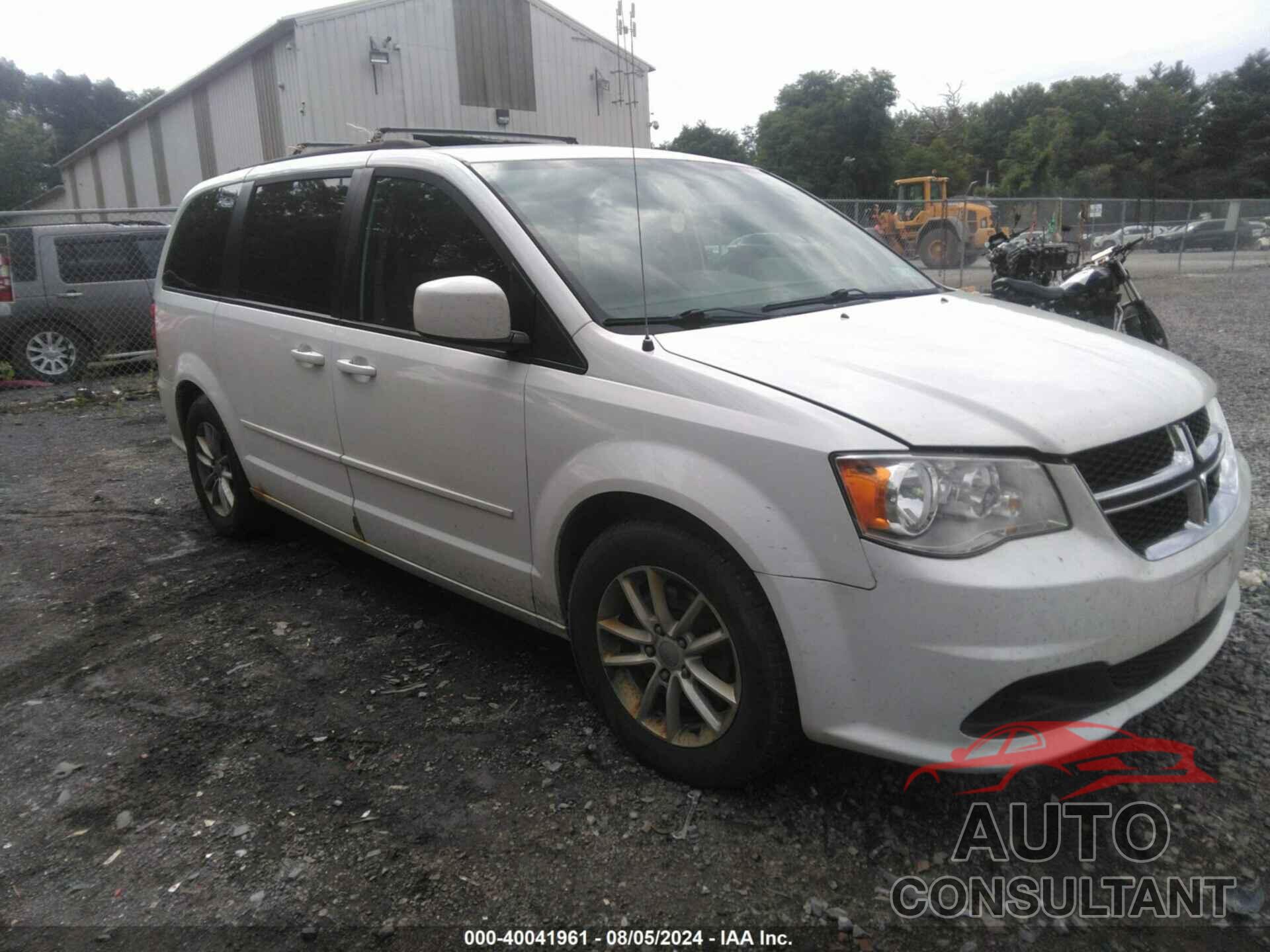 DODGE GRAND CARAVAN 2016 - 2C4RDGCG4GR273309