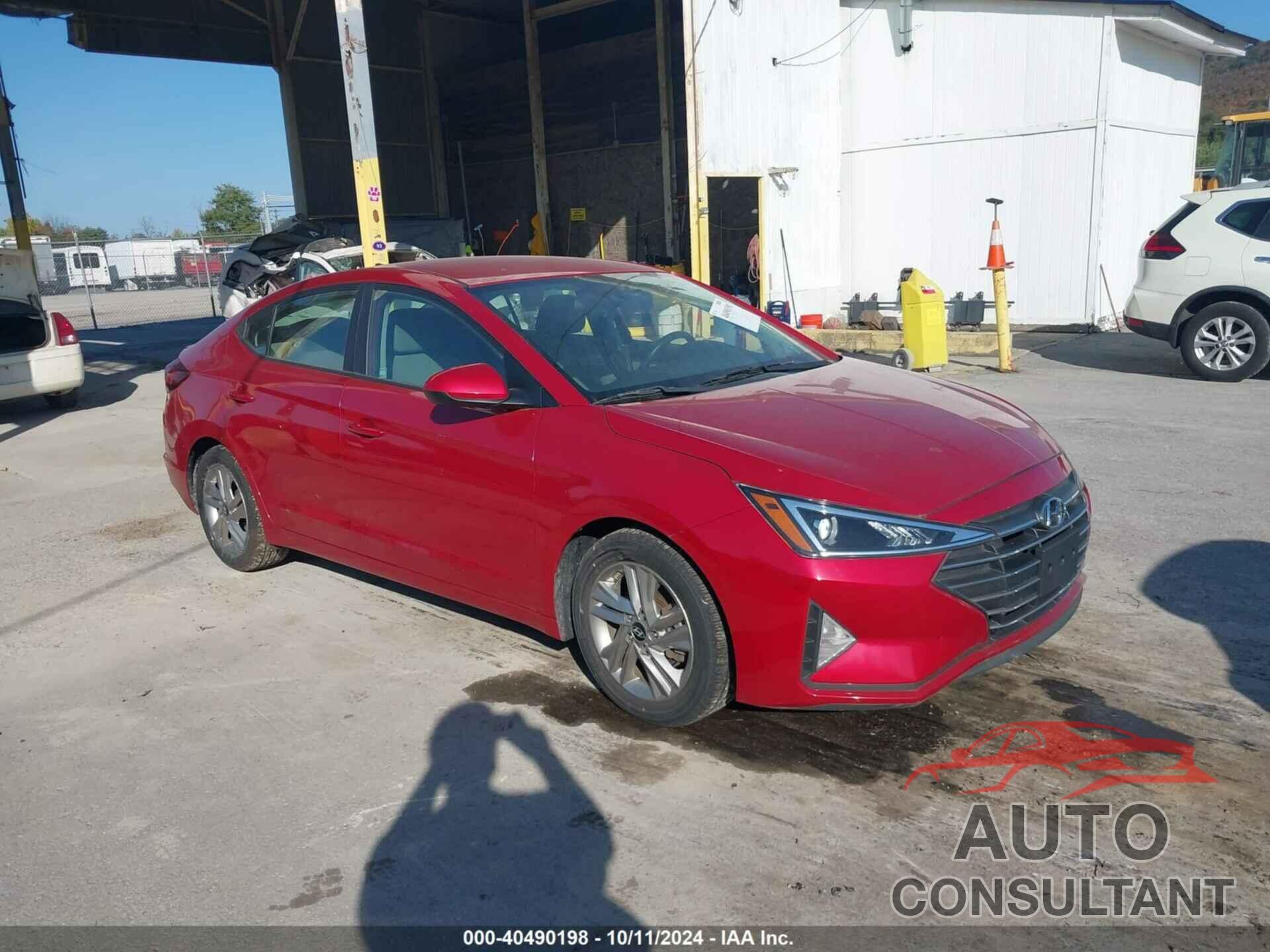 HYUNDAI ELANTRA 2019 - 5NPD84LFXKH448415