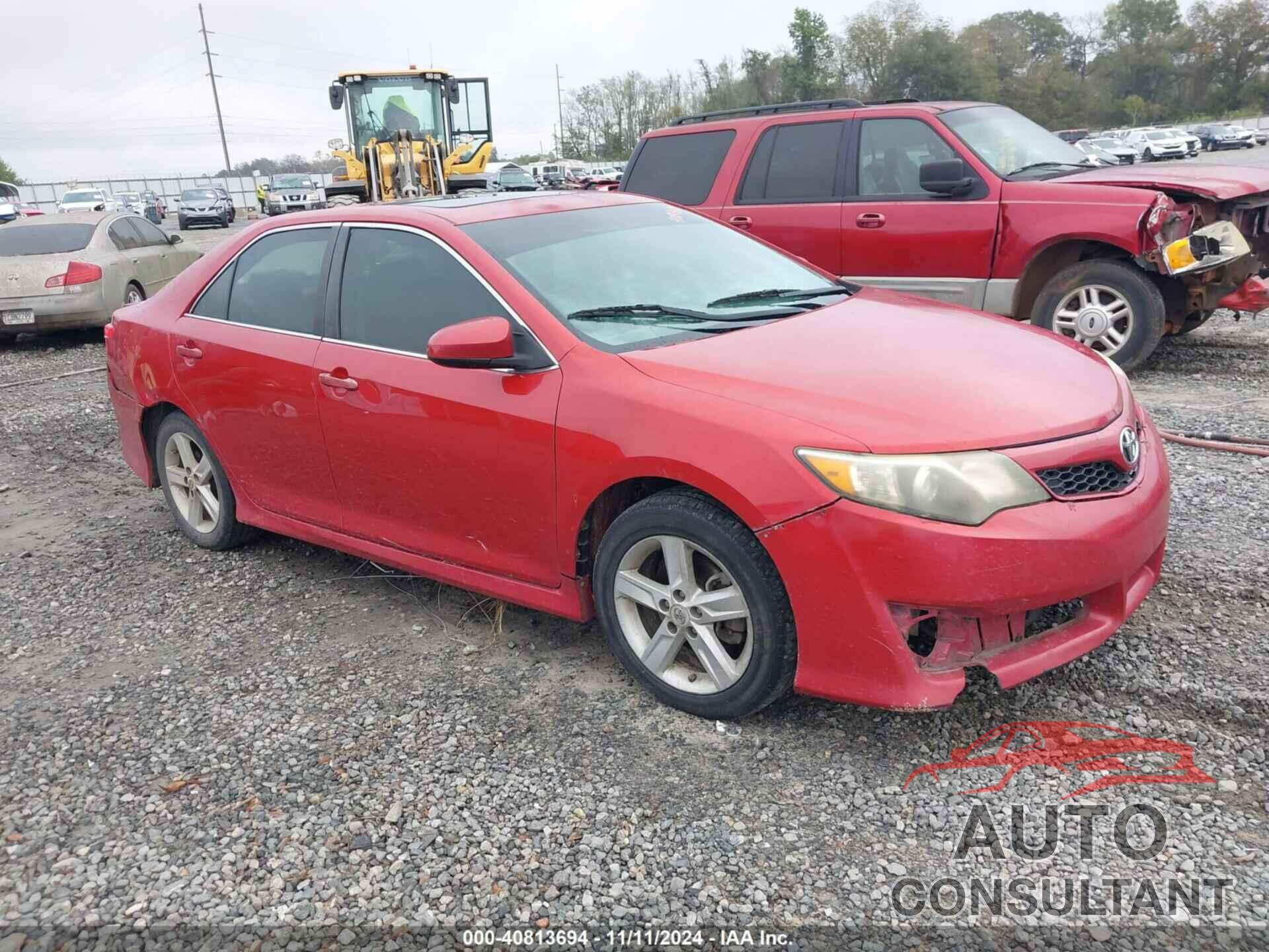 TOYOTA CAMRY 2012 - 4T1BF1FK3CU588166