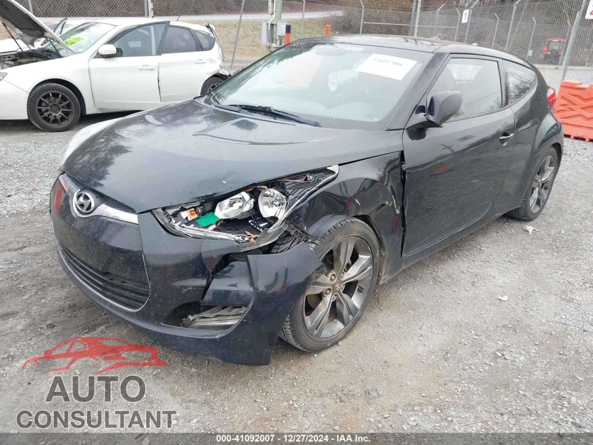 HYUNDAI VELOSTER 2012 - KMHTC6AD2CU077793