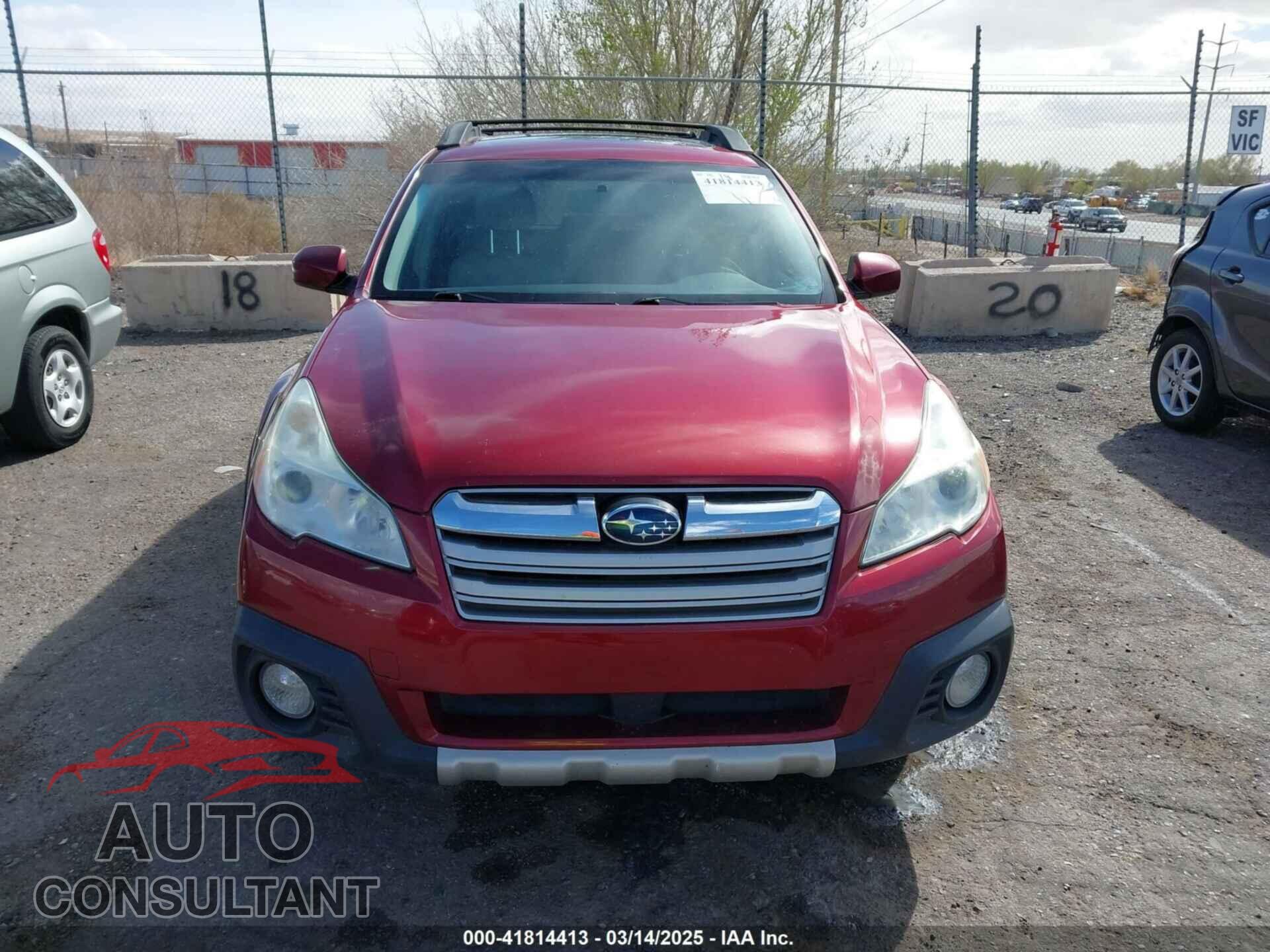 SUBARU OUTBACK 2014 - 4S4BRBLC2E3217471