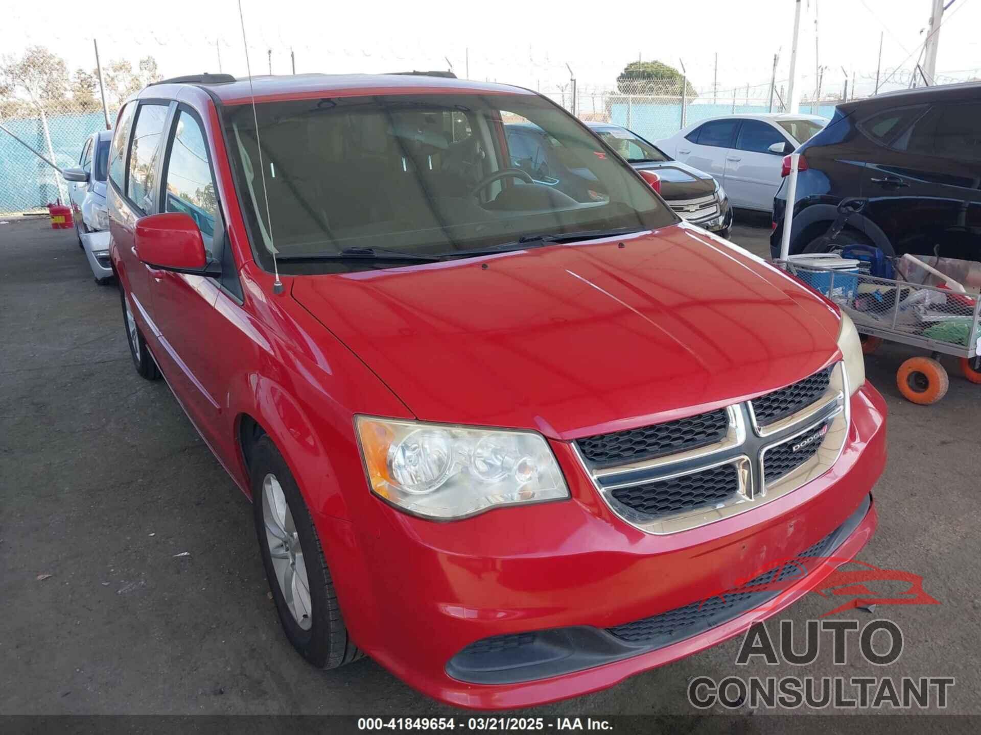DODGE GRAND CARAVAN 2014 - 2C4RDGCG9ER429356