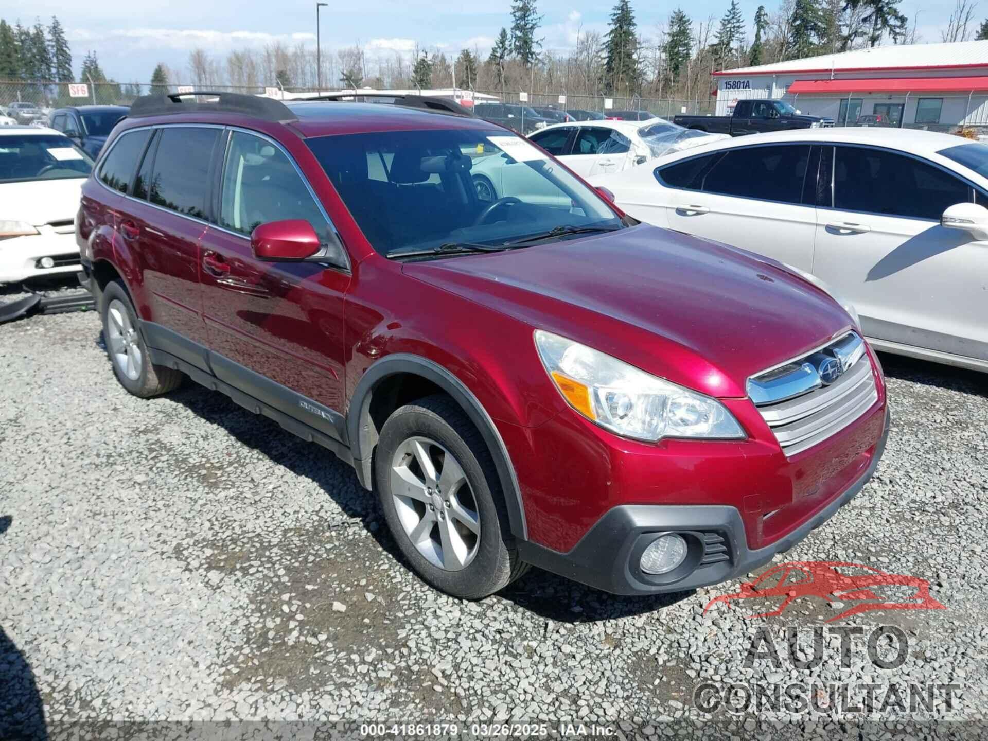 SUBARU OUTBACK 2014 - 4S4BRBDC3E3287074