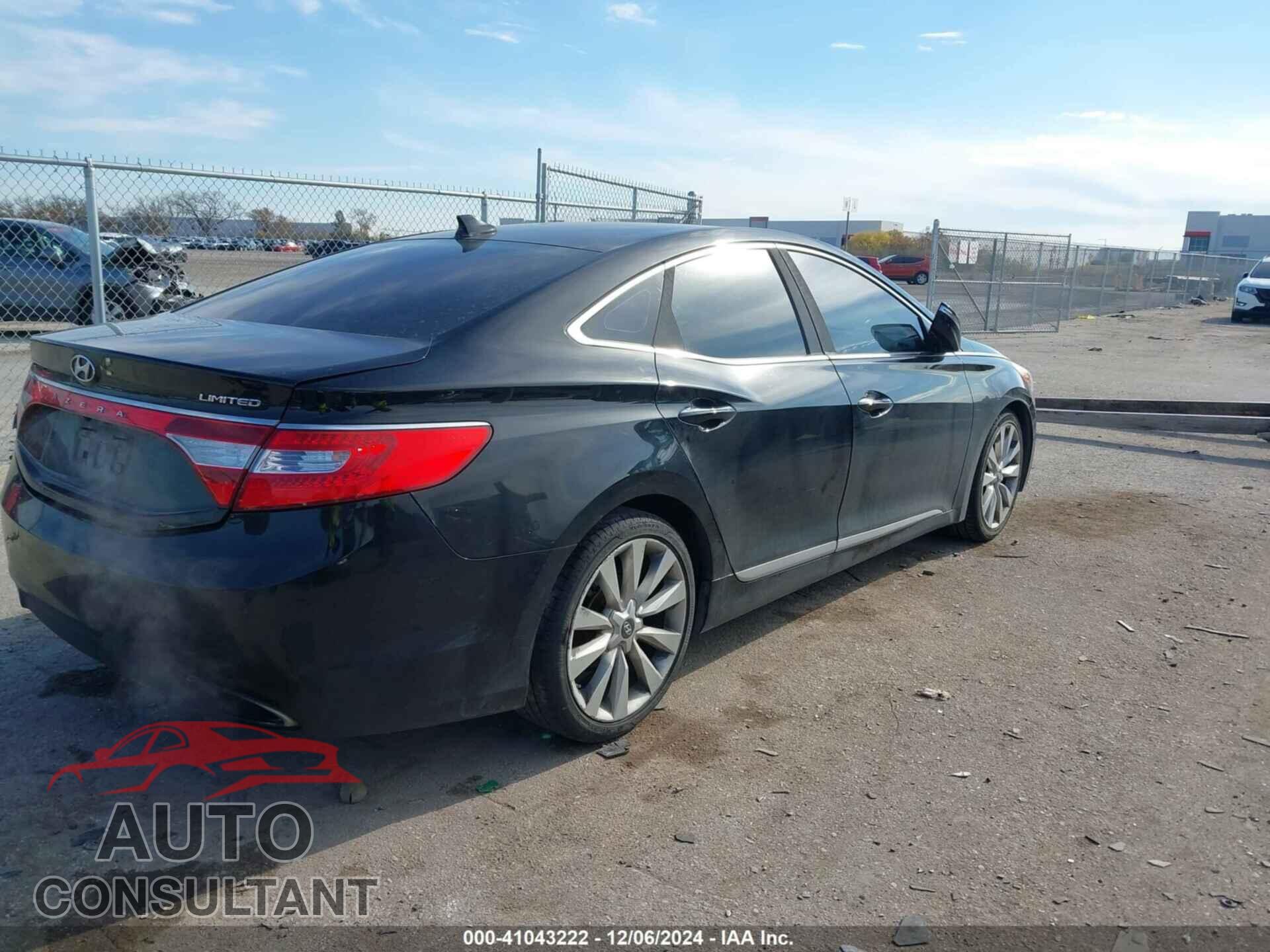 HYUNDAI AZERA 2014 - KMHFH4JG7EA353094