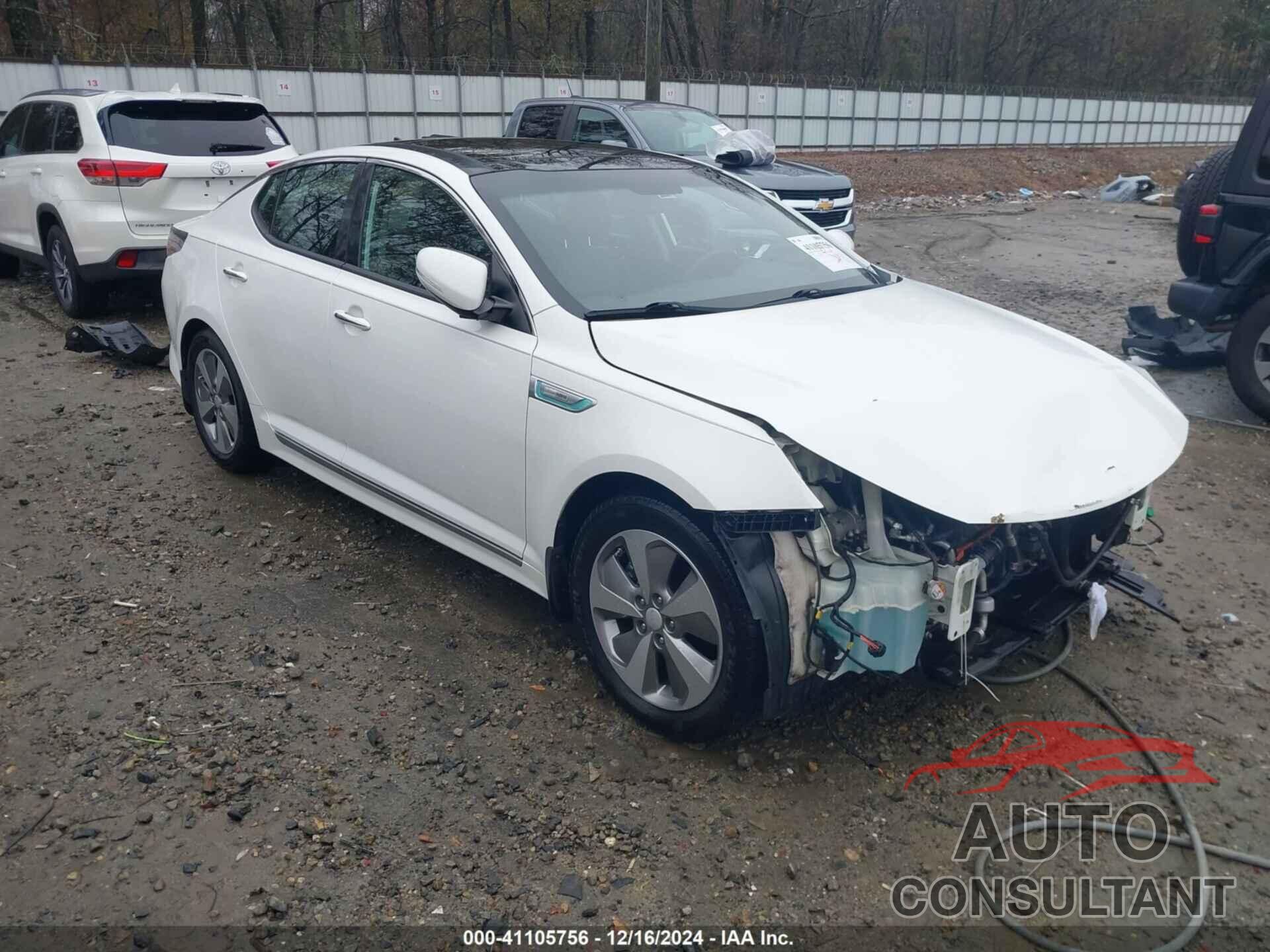 KIA OPTIMA HYBRID 2016 - KNAGN4AD4G5095178