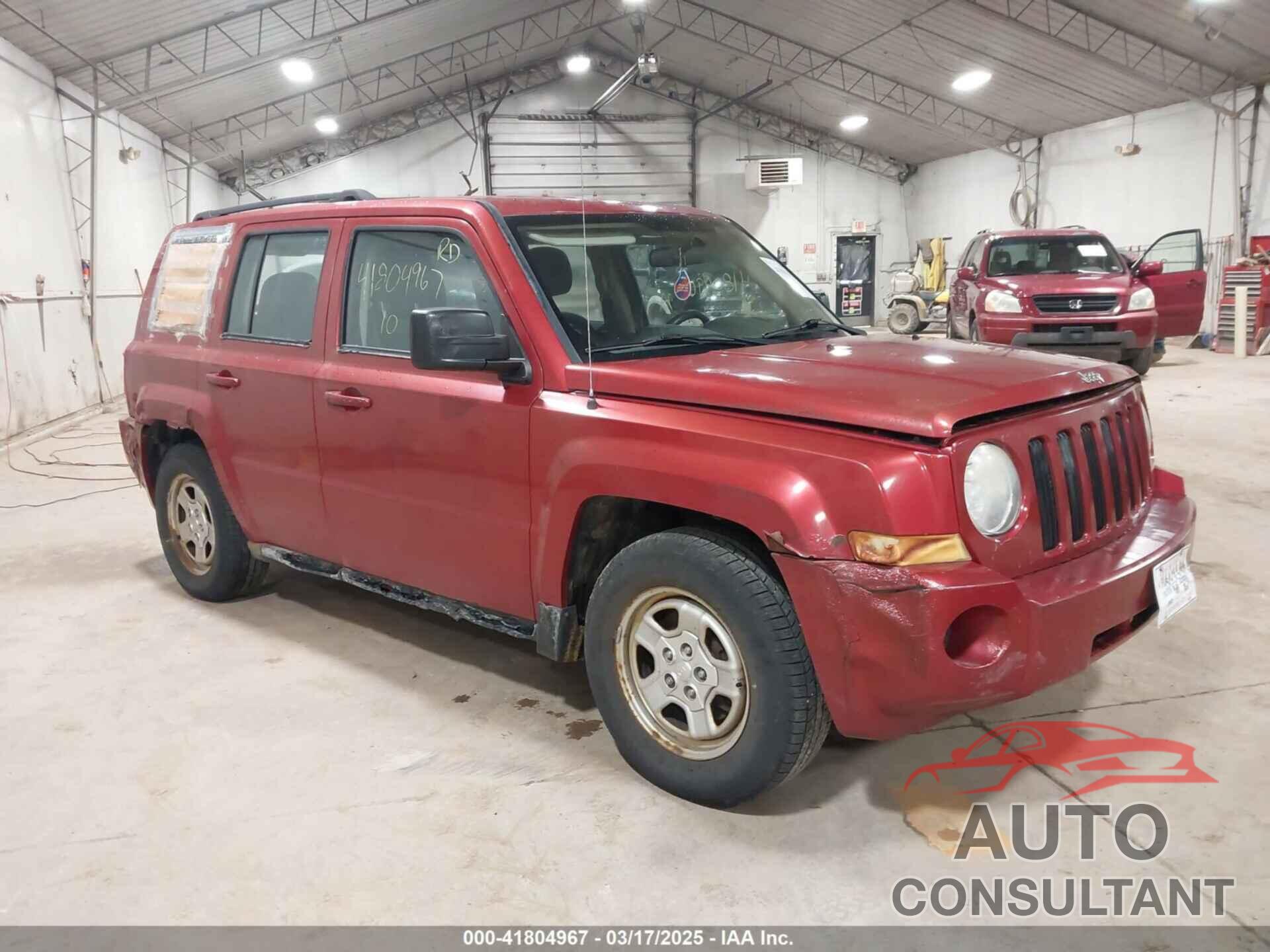 JEEP PATRIOT 2010 - 1J4NF2GB9AD591389