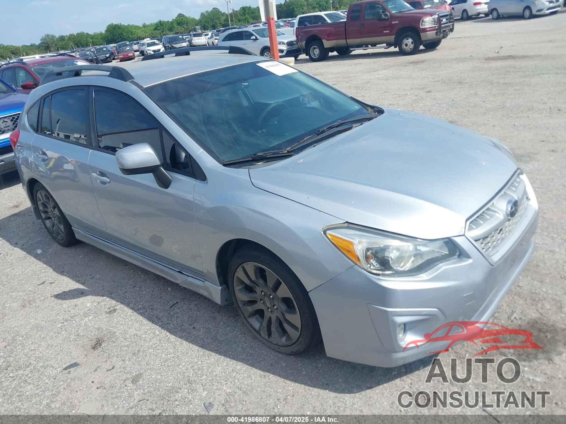 SUBARU IMPREZA 2012 - JF1GPAR69CH223348