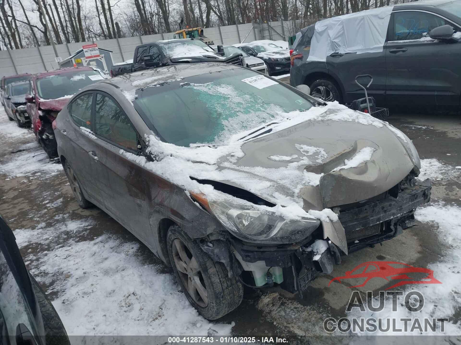 HYUNDAI ELANTRA 2011 - 5NPDH4AE9BH000595
