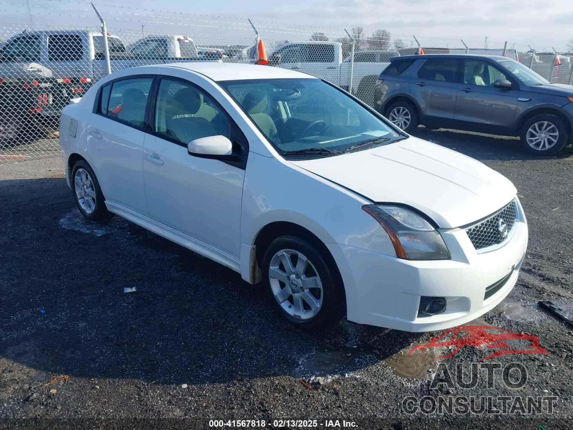 NISSAN SENTRA 2012 - 3N1AB6AP3CL721338