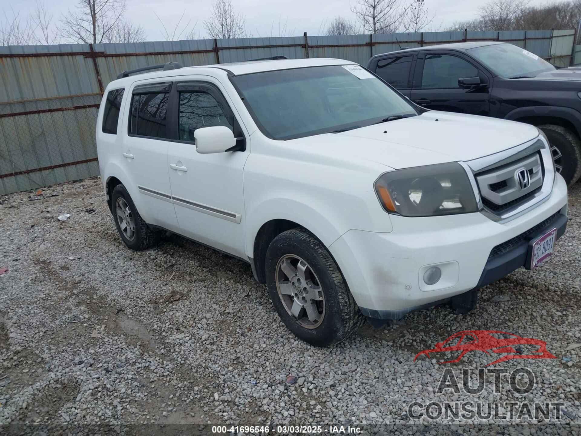 HONDA PILOT 2009 - 5FNYF38869B010785