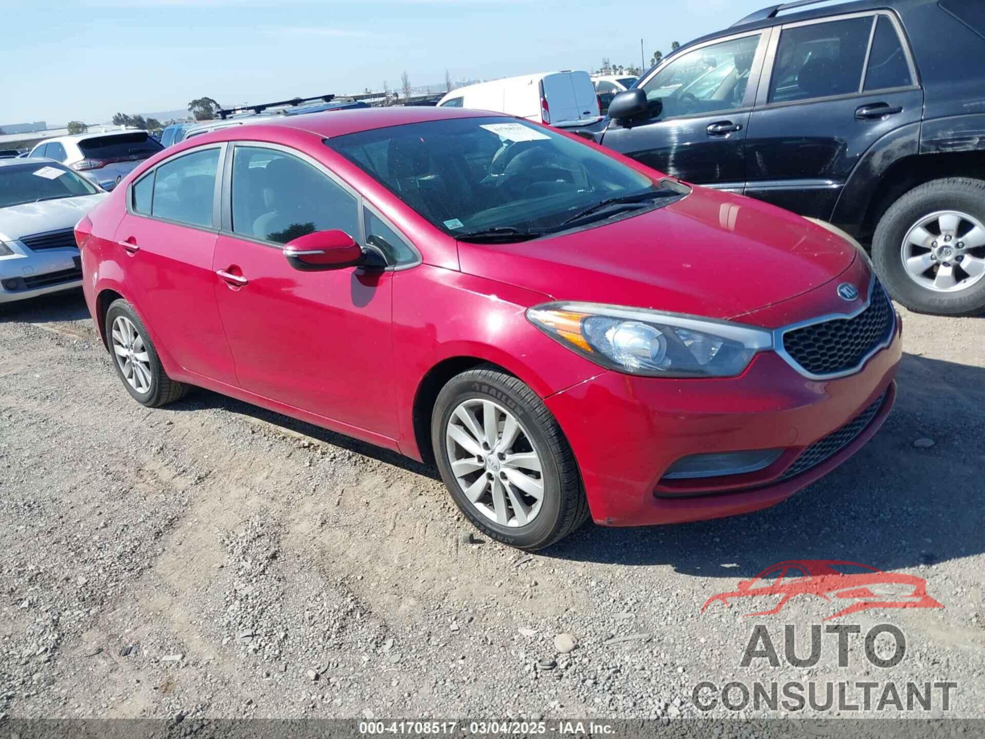 KIA FORTE 2014 - KNAFX4A60E5223713