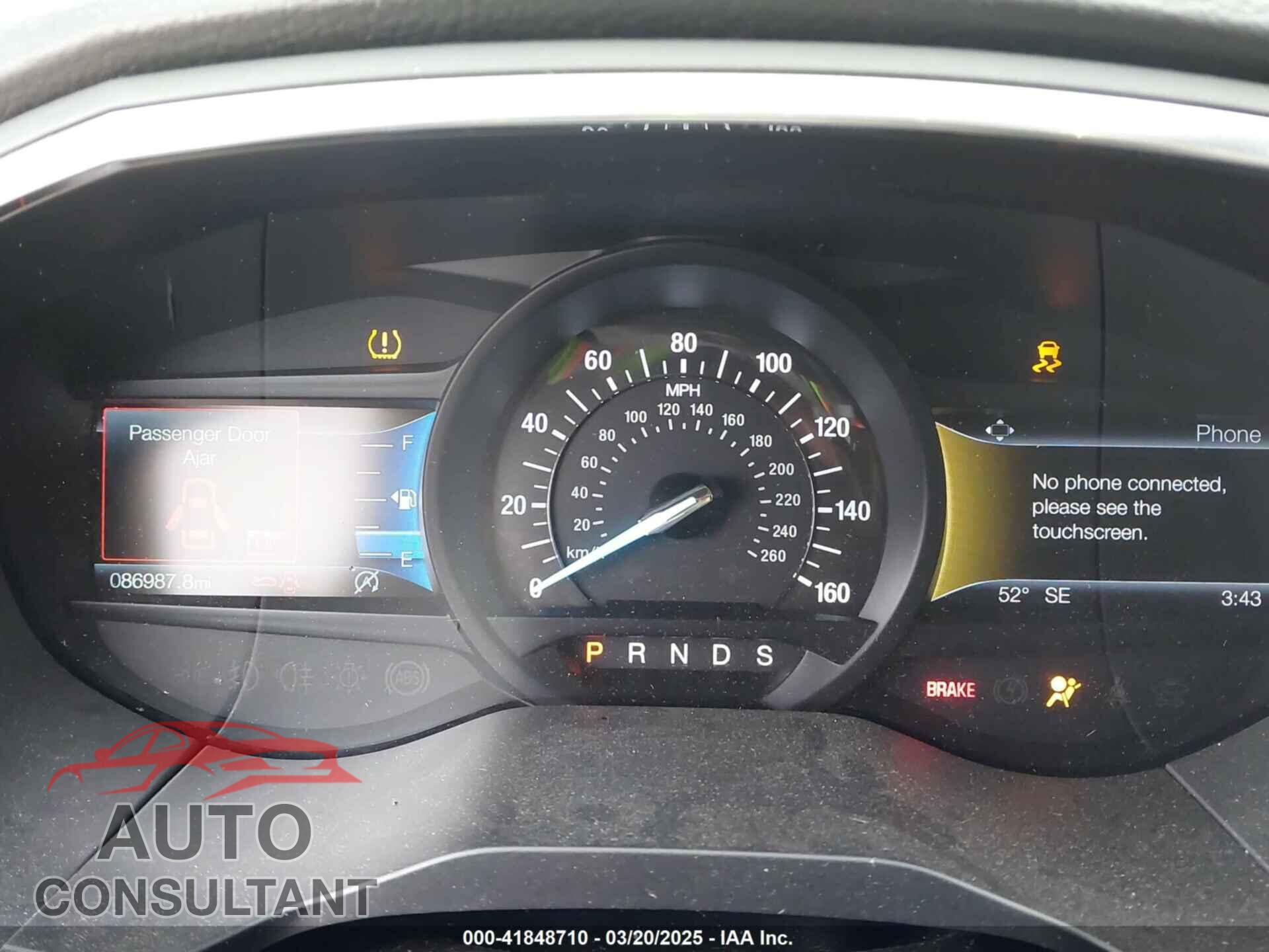 FORD EDGE 2020 - 2FMPK4K90LBA26169