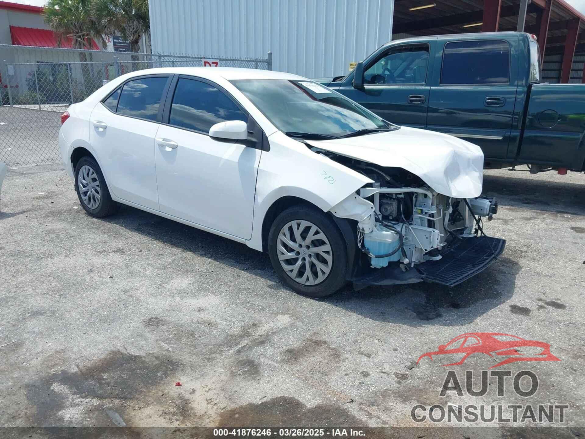 TOYOTA COROLLA 2018 - 2T1BURHE5JC049431