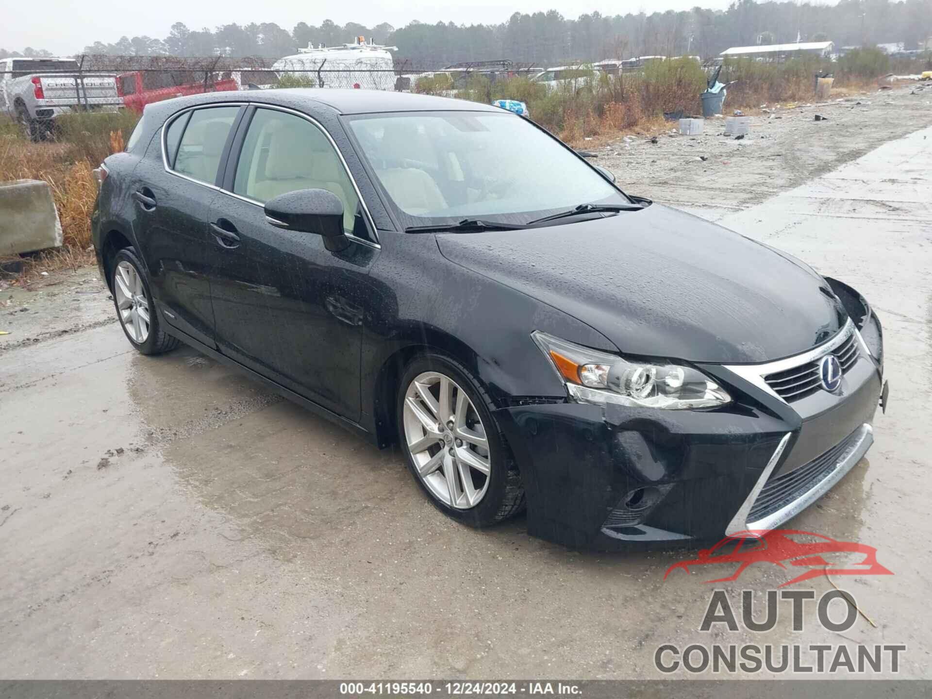 LEXUS CT 200H 2017 - JTHKD5BH5H2292269