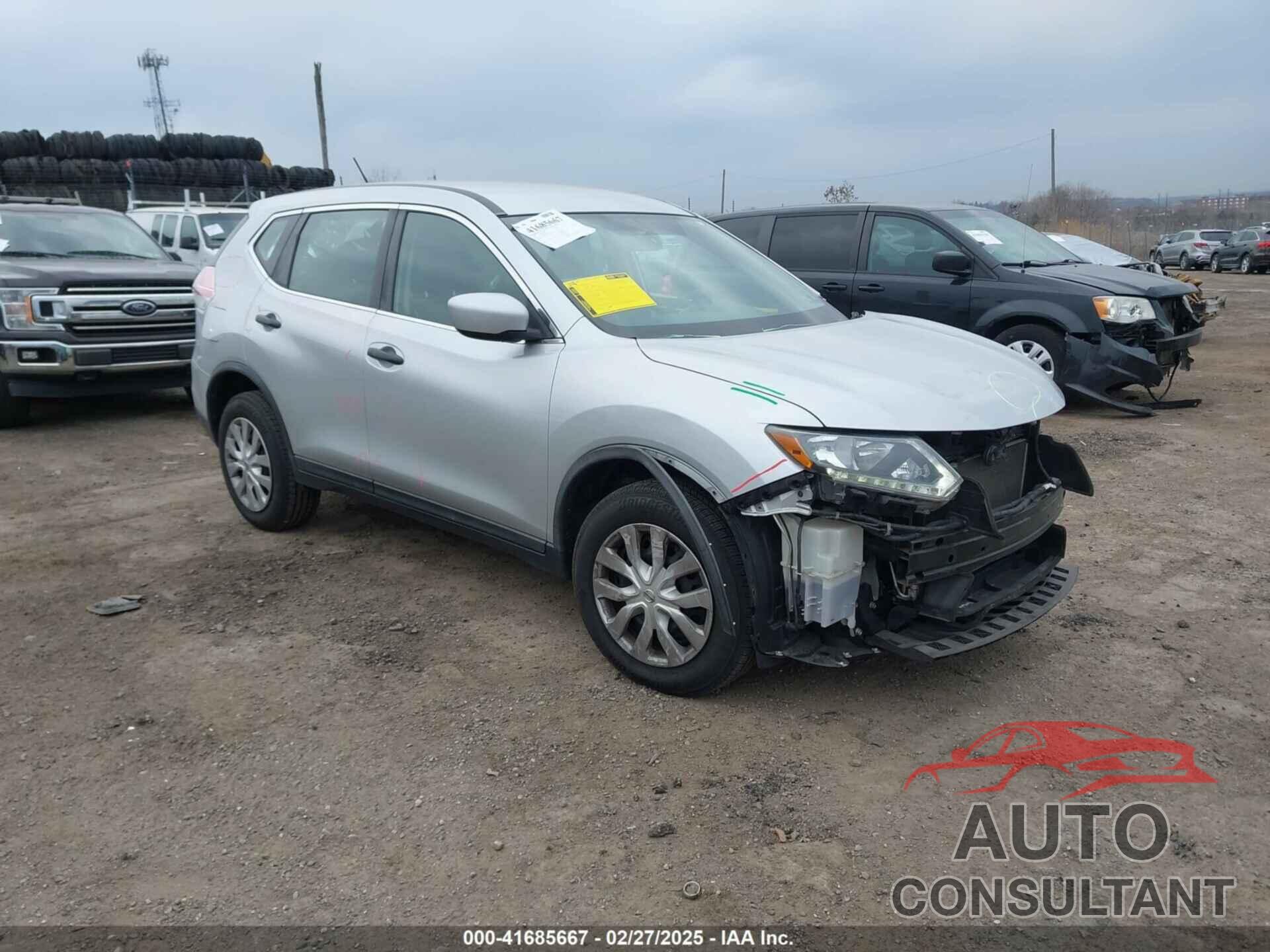 NISSAN ROGUE 2016 - KNMAT2MT8GP701527