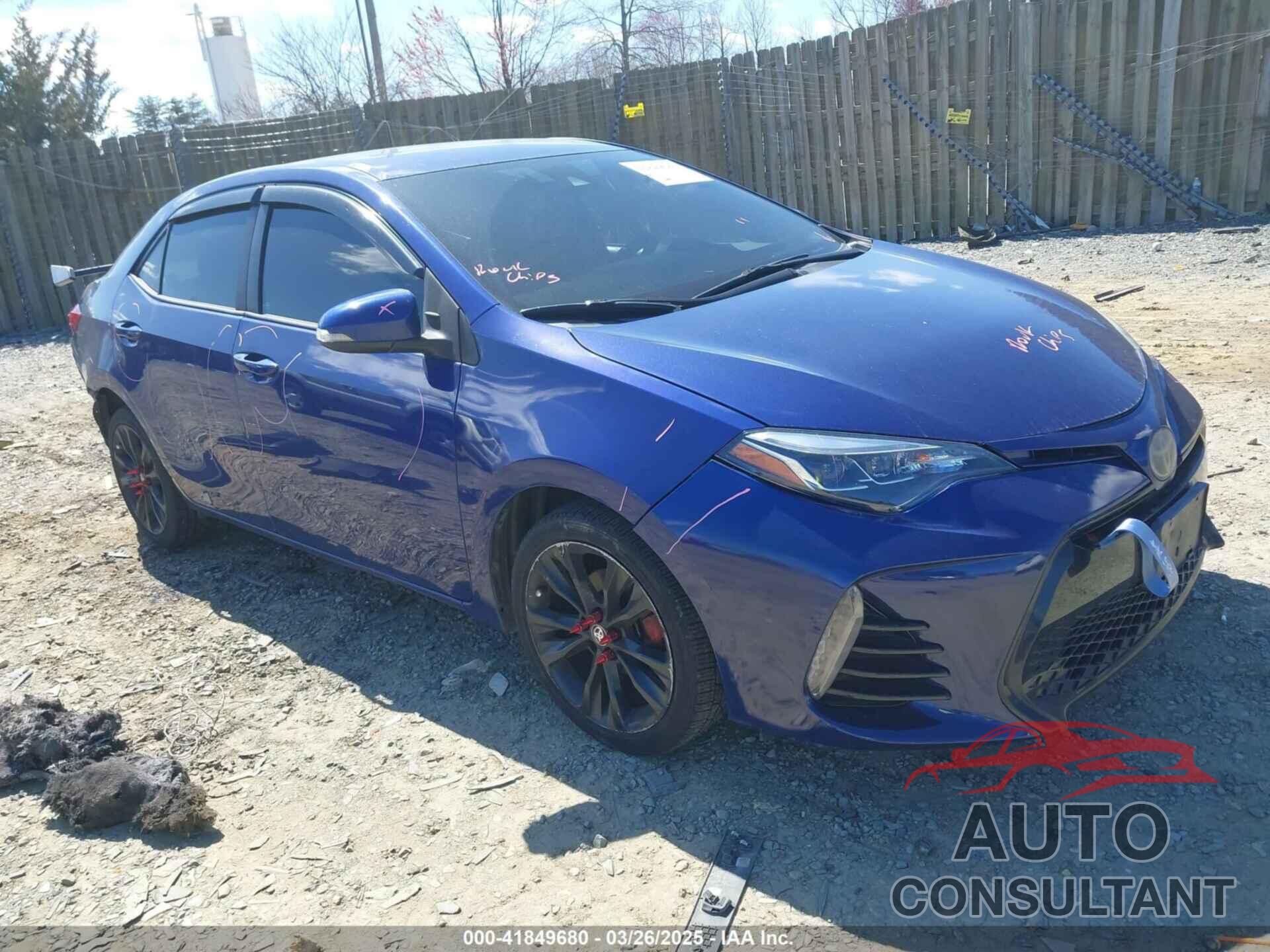 TOYOTA COROLLA 2018 - 2T1BURHE2JC971901