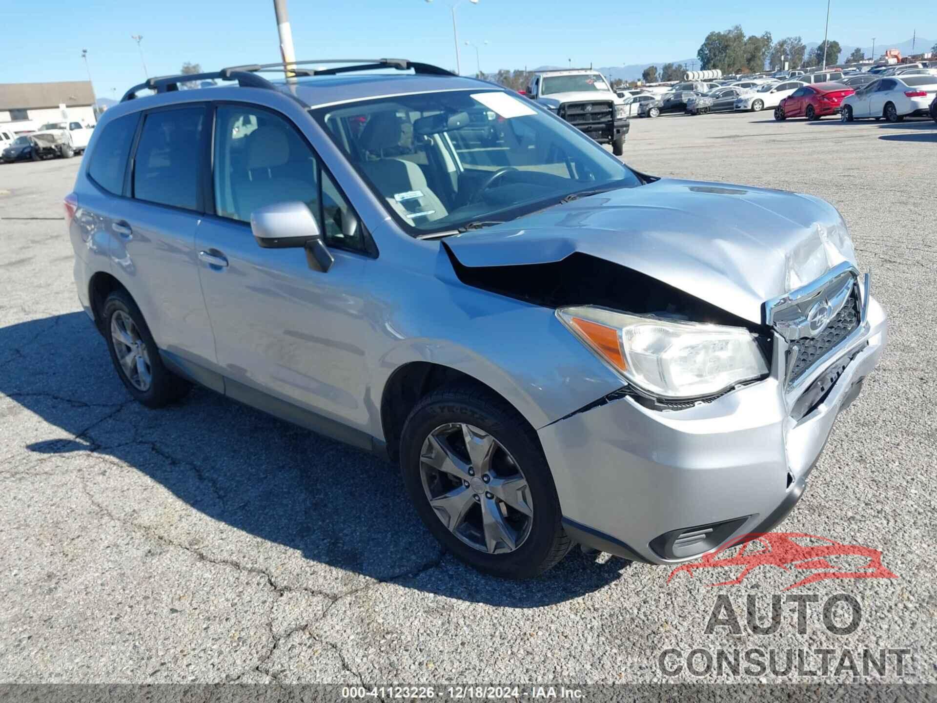 SUBARU FORESTER 2016 - JF2SJADC7GH432503