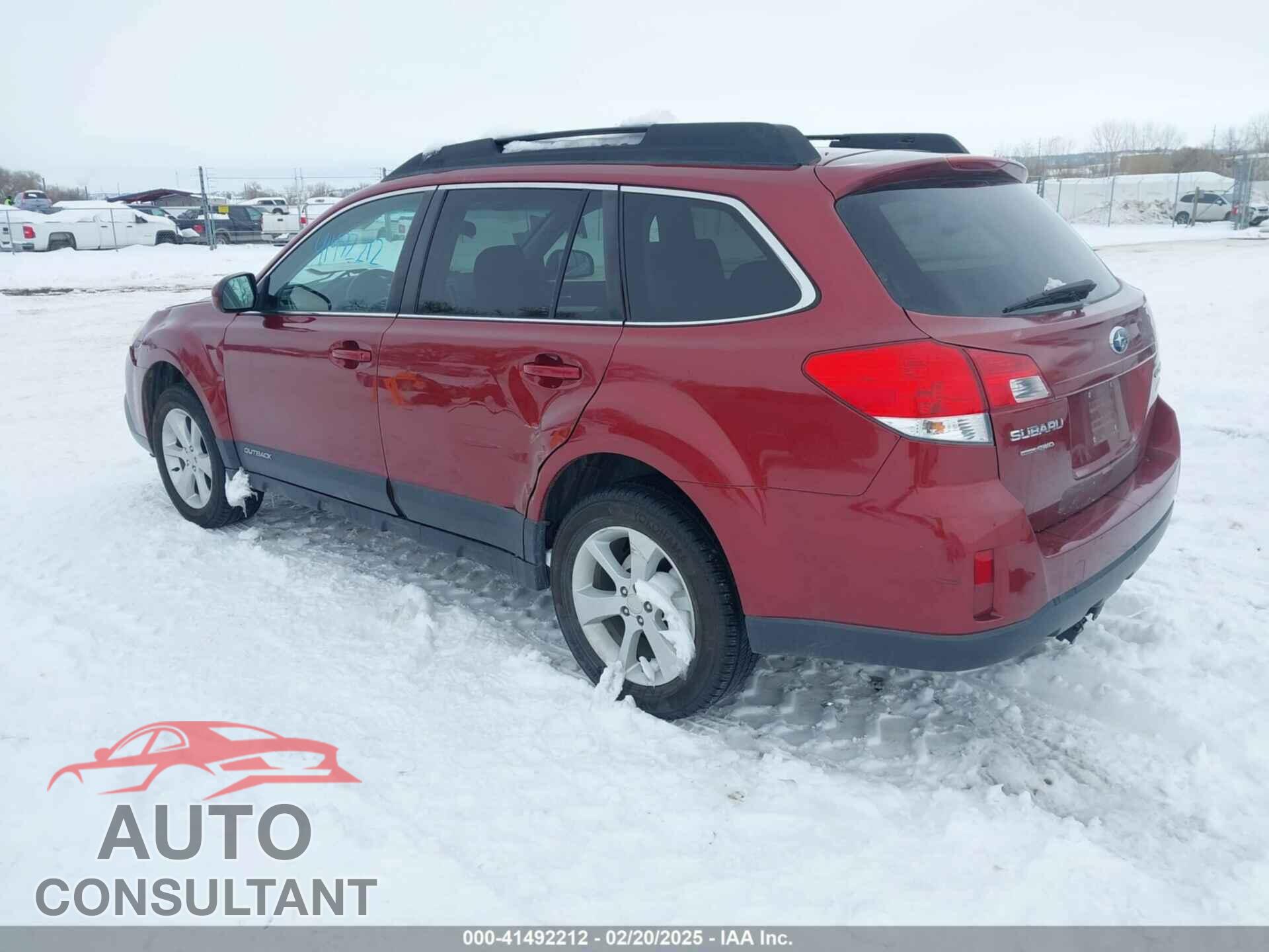 SUBARU OUTBACK 2013 - 4S4BRBCC5D3276755