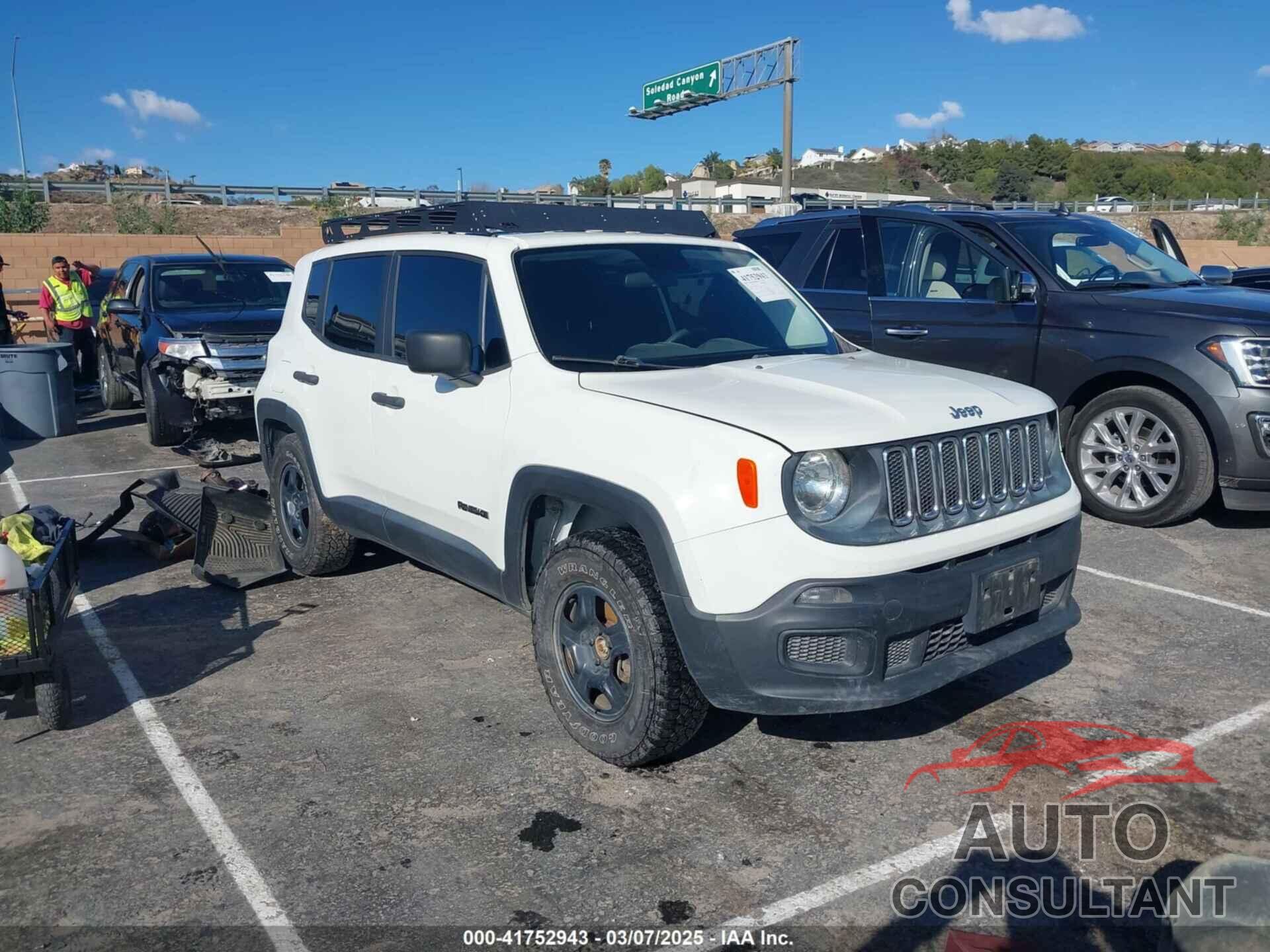 JEEP RENEGADE 2017 - ZACCJBAH3HPF38935