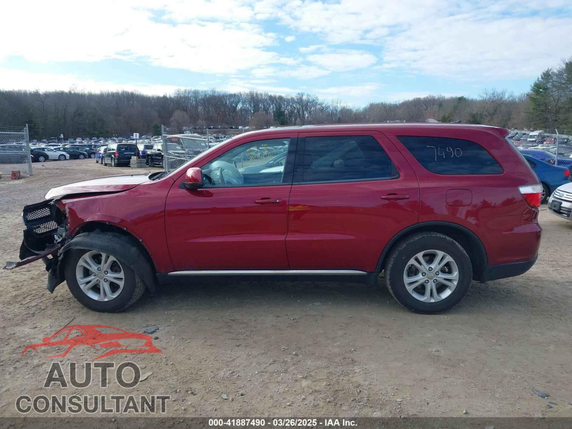 DODGE DURANGO 2013 - 1C4RDJAG2DC582958