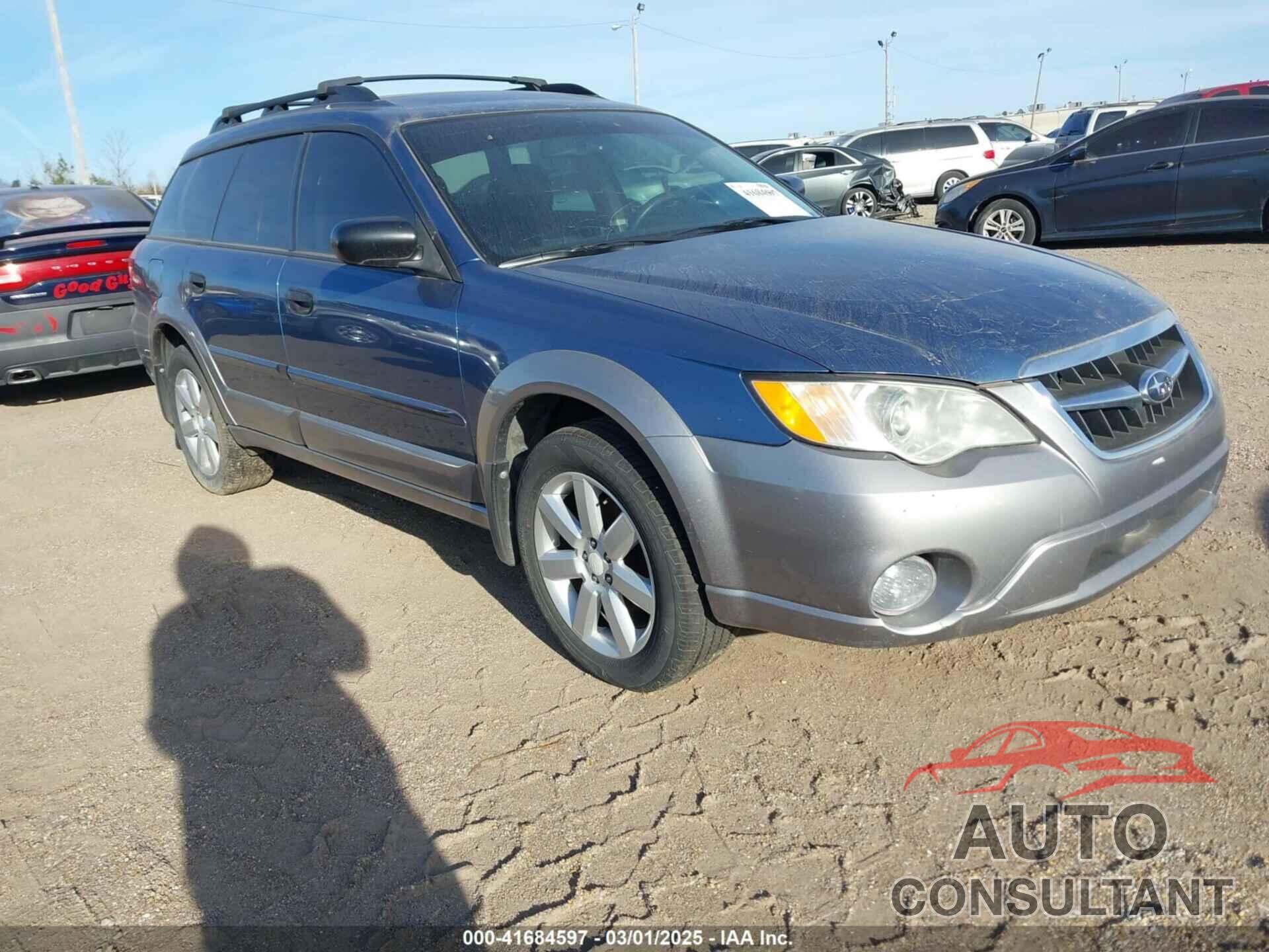 SUBARU OUTBACK 2009 - 4S4BP61C897314656