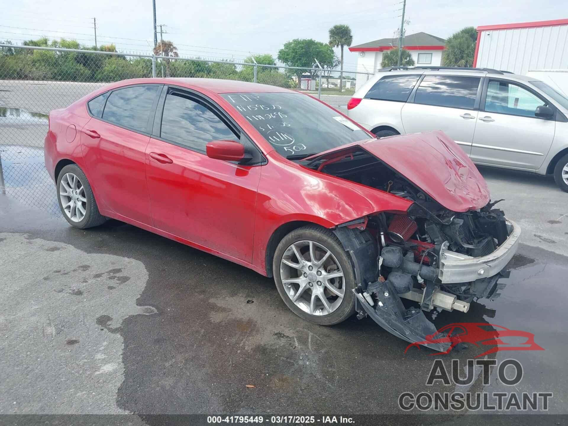 DODGE DART 2013 - 1C3CDFBH8DD682698