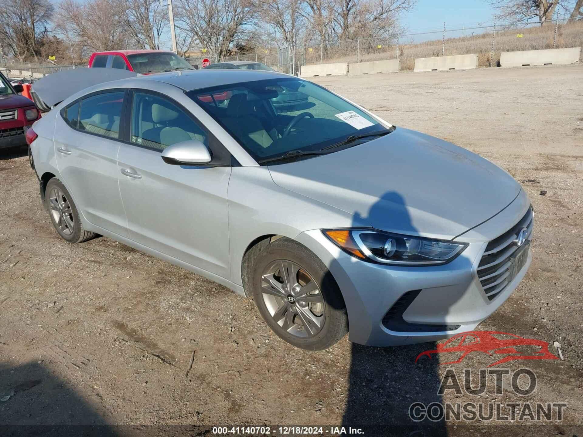 HYUNDAI ELANTRA 2018 - 5NPD84LF3JH257482