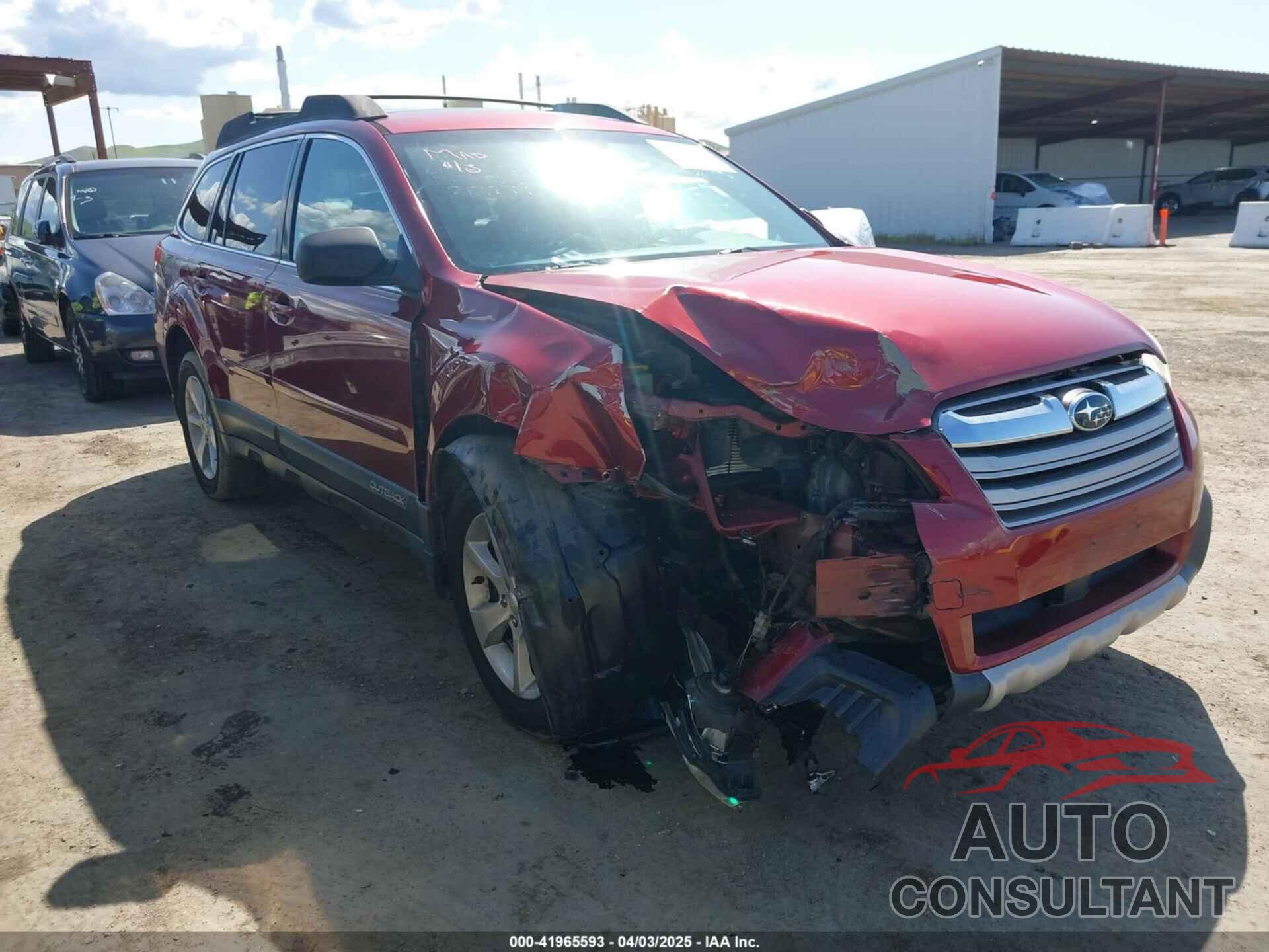 SUBARU OUTBACK 2013 - 4S4BRDPC5D2212744