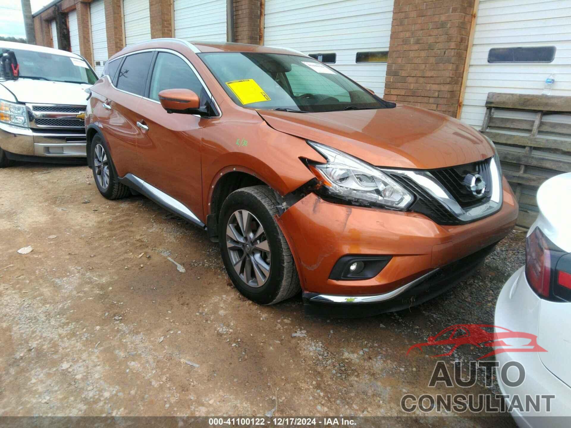 NISSAN MURANO 2017 - 5N1AZ2MG3HN106448