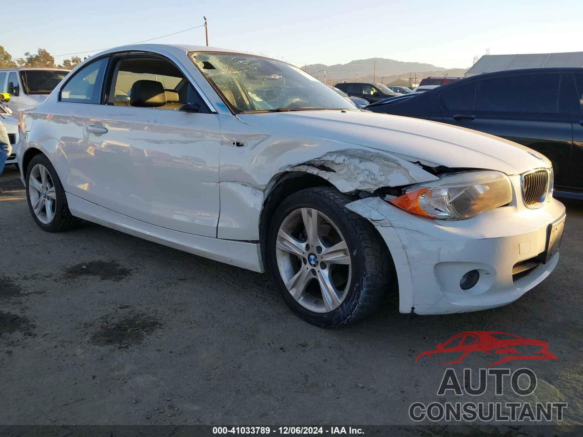 BMW 128I 2013 - WBAUP7C5XDVP25981