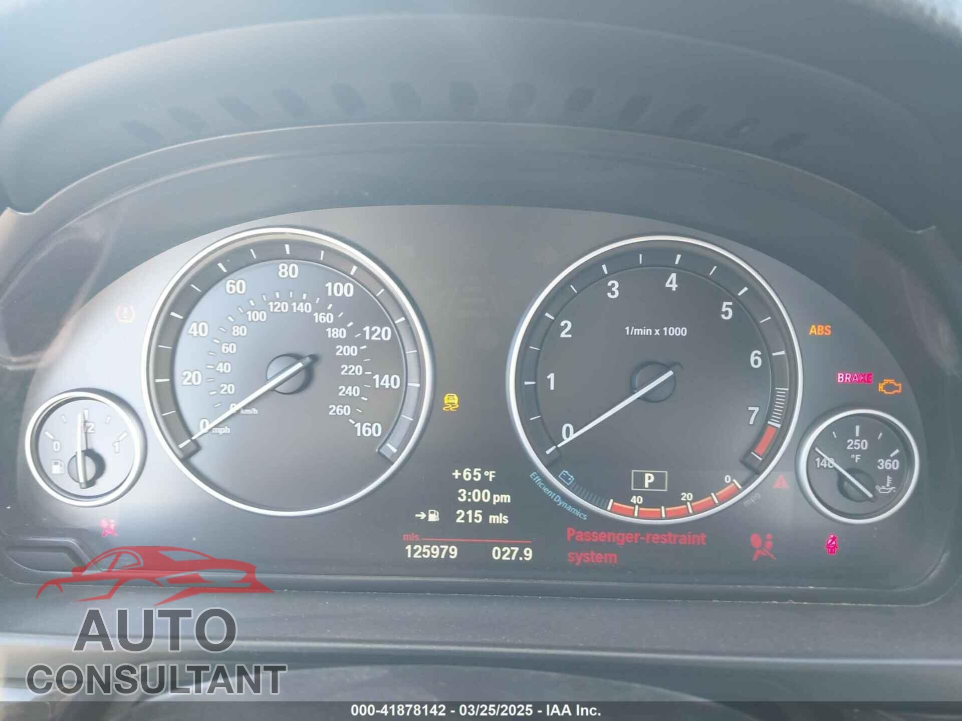 BMW 528I 2012 - WBAXG5C59CDX04528