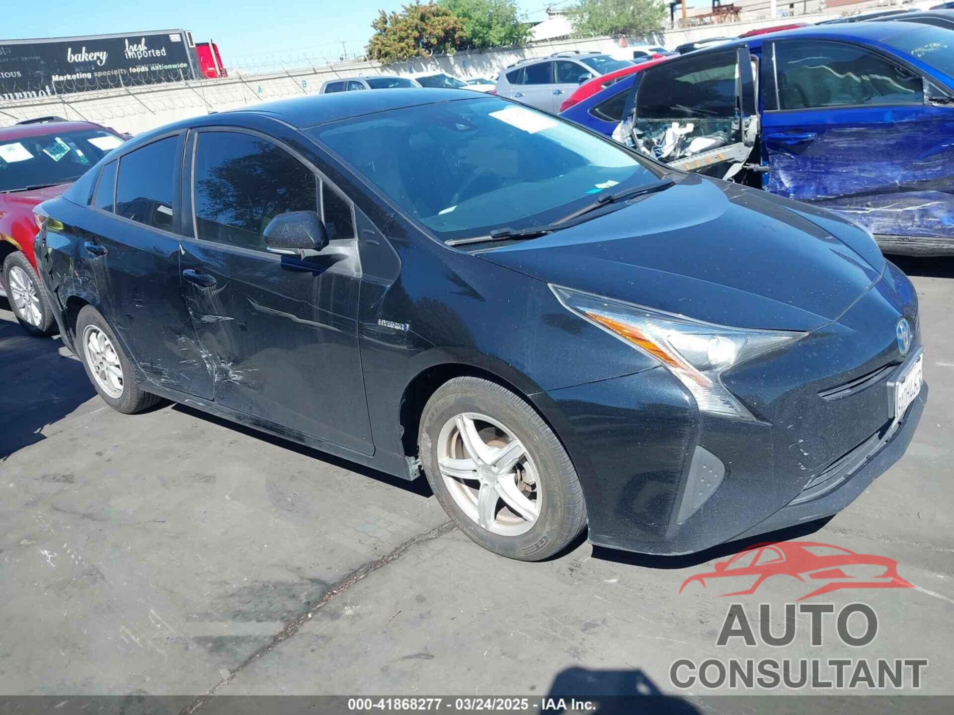 TOYOTA PRIUS 2017 - JTDKBRFU1H3047596