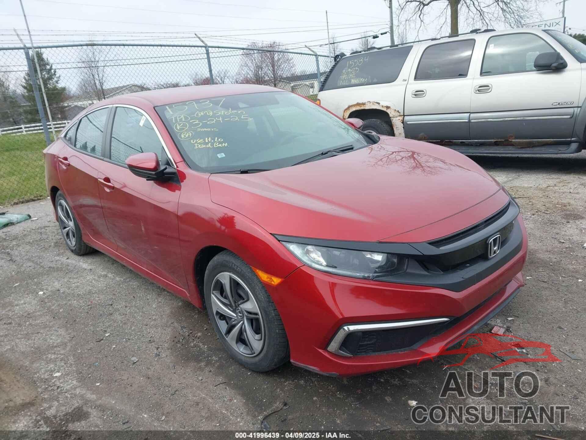 HONDA CIVIC 2020 - 2HGFC2F60LH577654