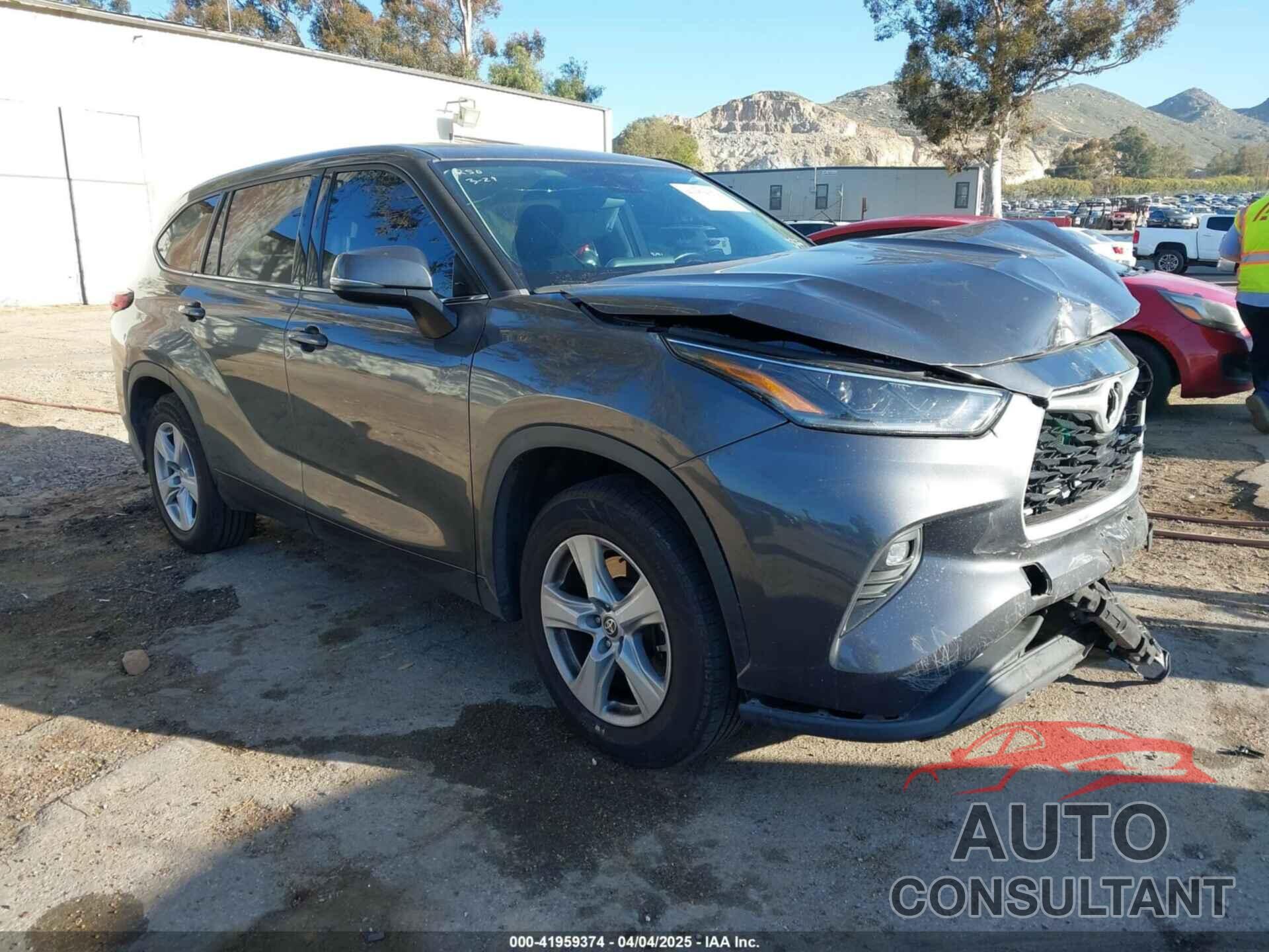 TOYOTA HIGHLANDER 2021 - 5TDZZRAH5MS516525