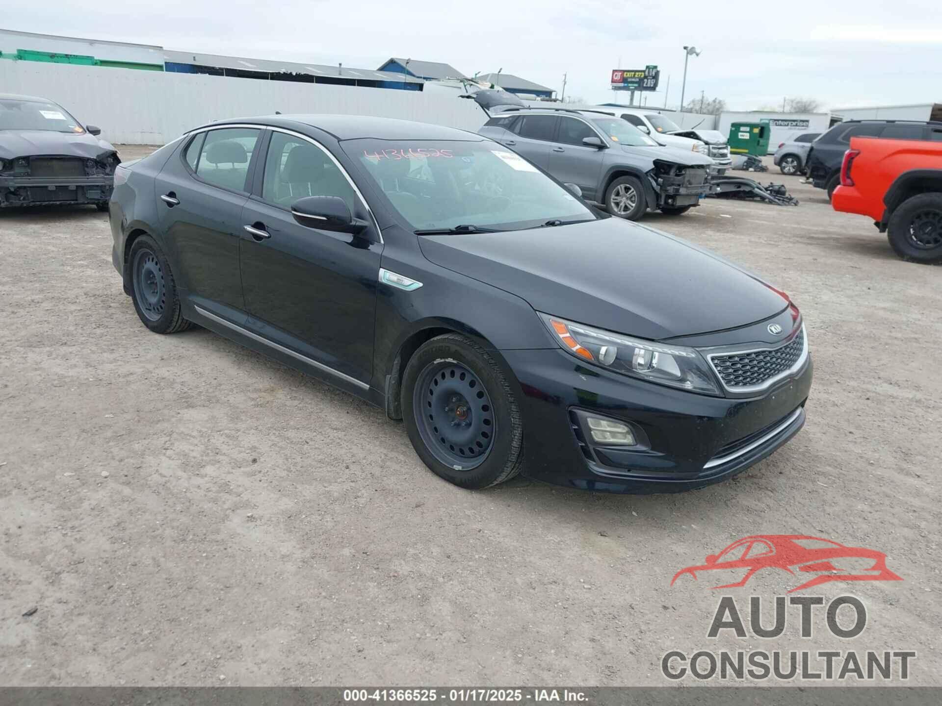 KIA OPTIMA HYBRID 2014 - KNAGN4AD4E5074862