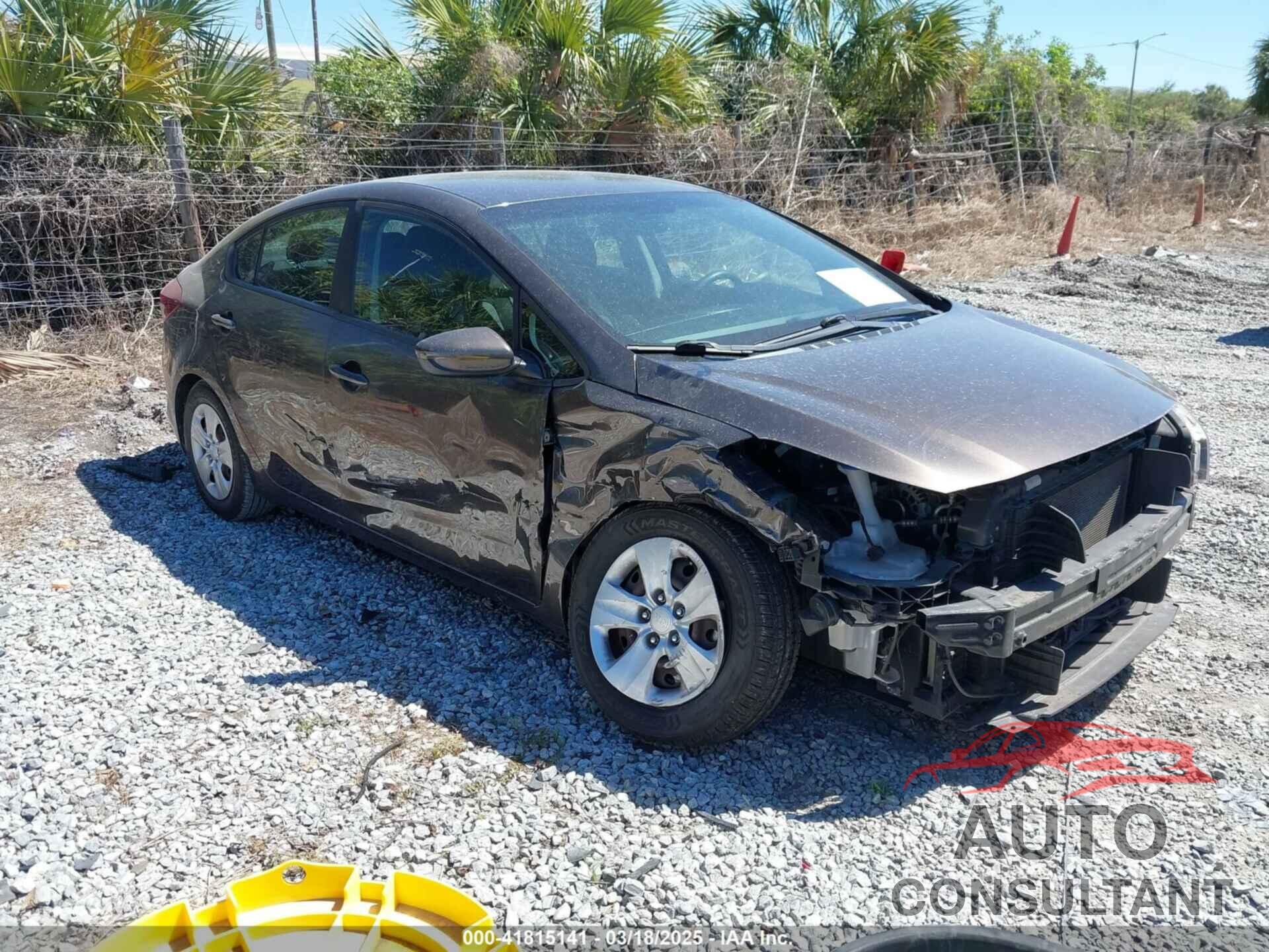 KIA FORTE 2017 - 3KPFK4A78HE039154