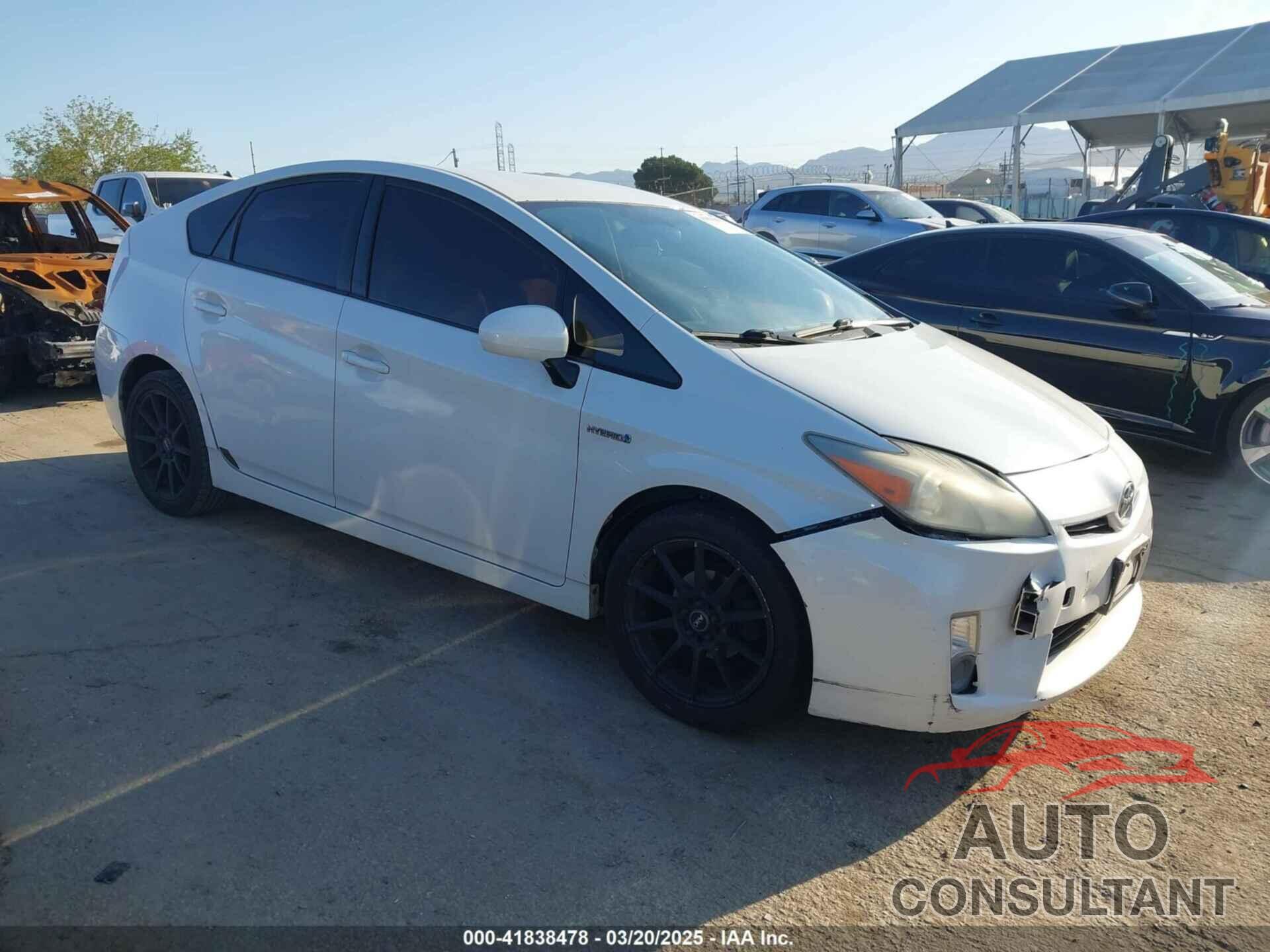 TOYOTA PRIUS 2010 - JTDKN3DU0A0245021