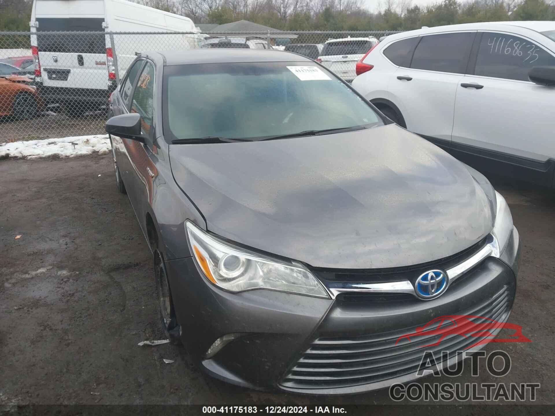 TOYOTA CAMRY HYBRID 2017 - 4T1BD1FK9HU219485